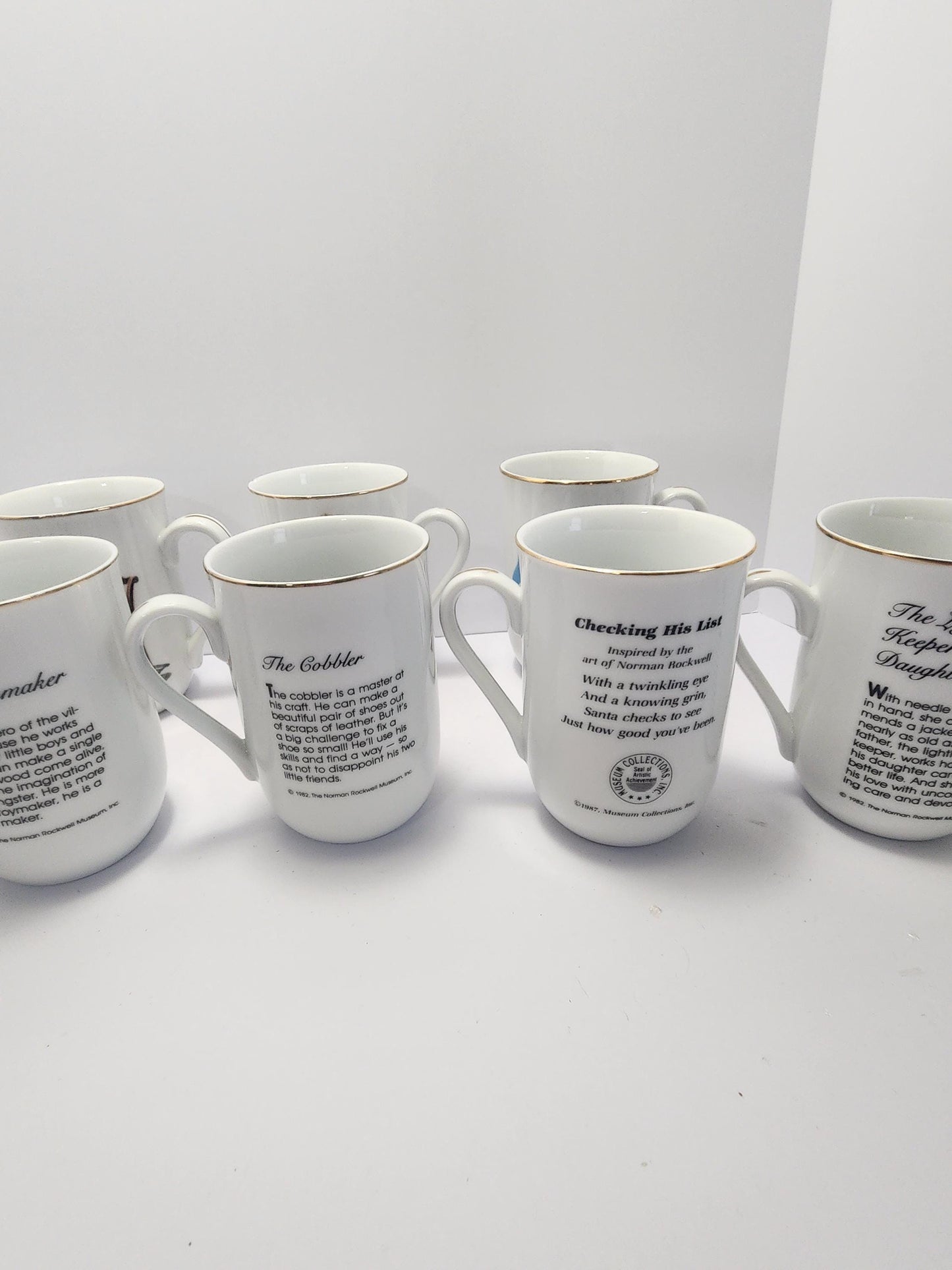 1990s Norman Rockwell Vintage Coffee Mugs - Mugs - Coffee Mugs - Mugs - Drinkware - Norman Rockwell - Norman Rockwell Mugs