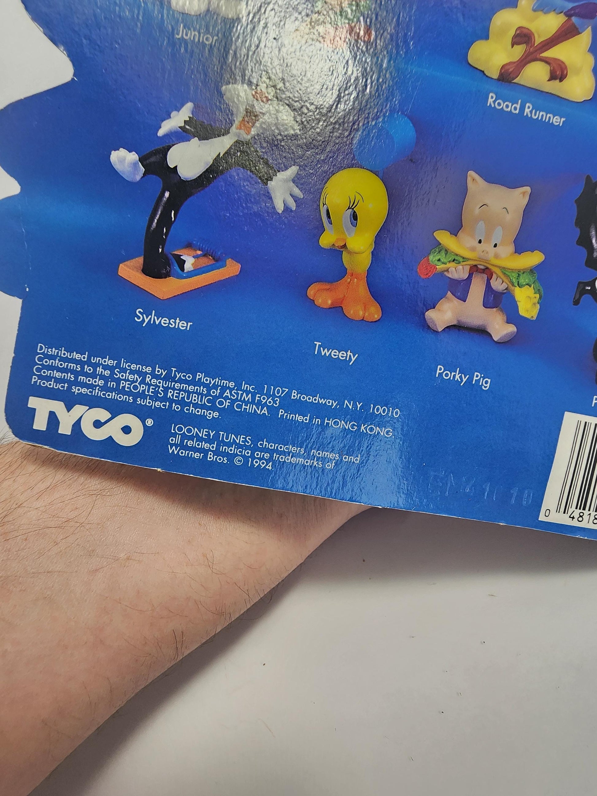 1994 Tyco Warner Brothers Collectable Figures Yosemite Sam Wile E Coyote - Looney Tunes - Looney Toons - Warner Brothers - Tyco - Tyco Toys