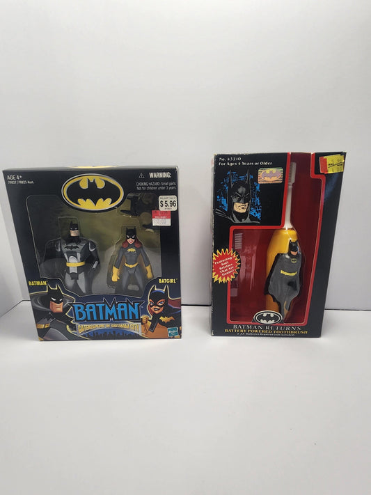 Vintage Batman Returns Memorbilla - Batman - Catwomen - Toothbrush - DC - Batman Toys - Batman Action Figures - Toothbrush Set - DC Toys