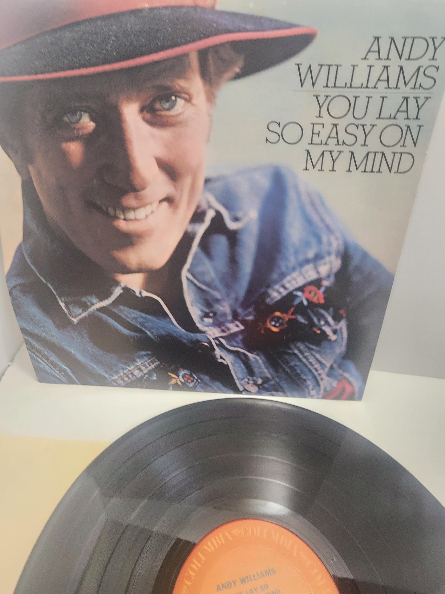 Andy Williams 1970s You Lay So Easy On My Mind Vinyl Record - Andy Williams - Iowa - Wall Lake Iowa - Country Music - Vinyl Records