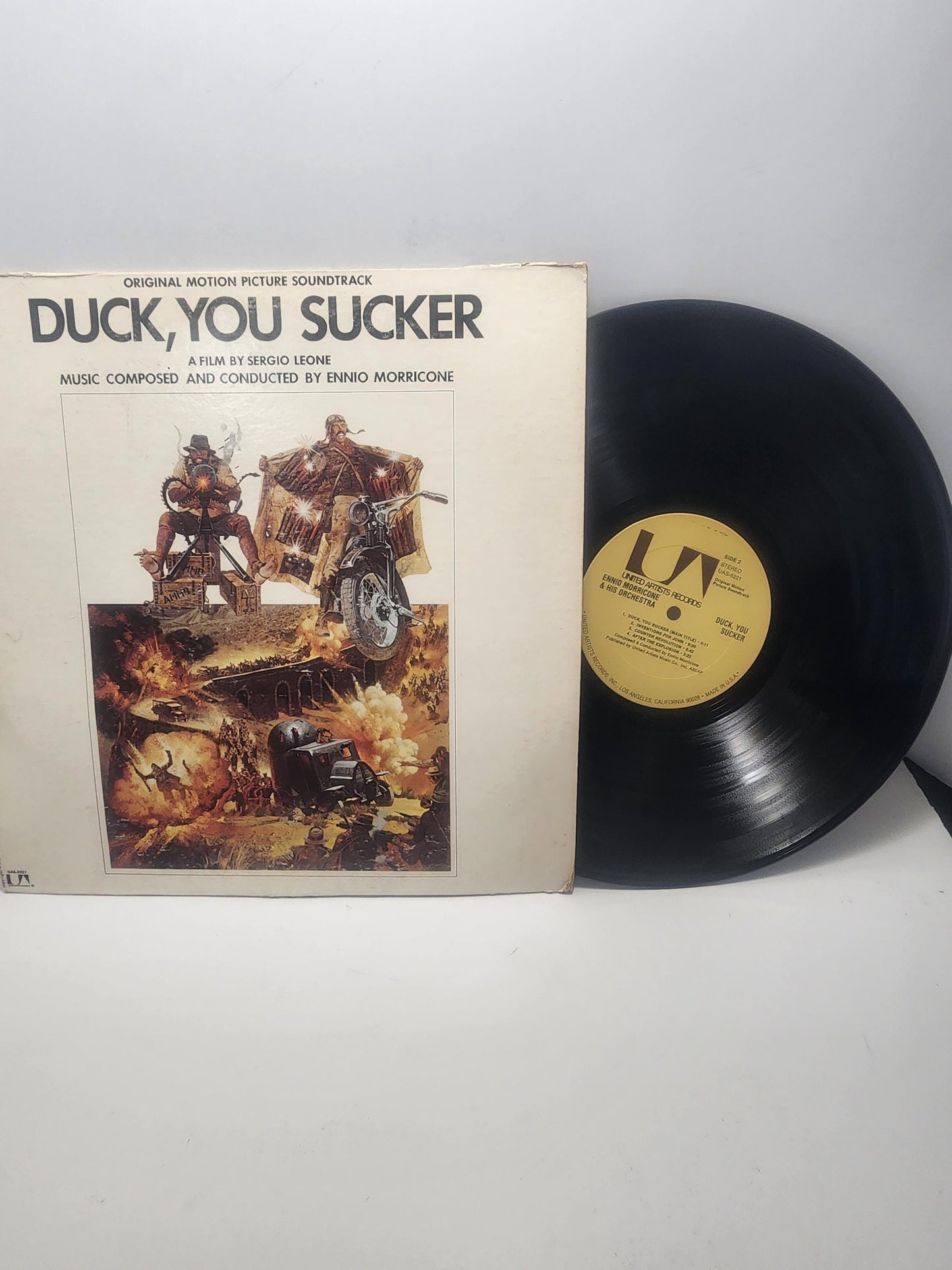 Duck You Sucker 1970s Vinyl By Ennio Morricone - Duck You Sucker - Ennio Morricone - Records - Vinyl LP Record - Records - Vintage Records