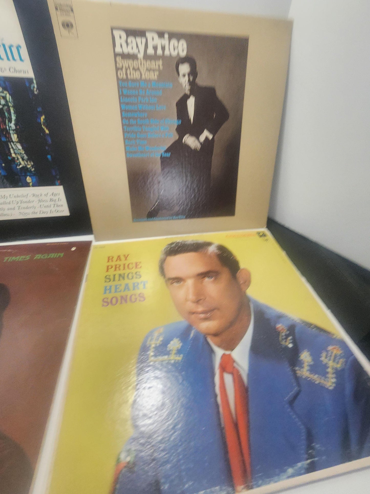 Ray Price 1960s 1970s Vinyl LP Records LOT of 4 - Records - Vinyl Records - Vinyl LP Records - Ray Price - Ray Price Records
