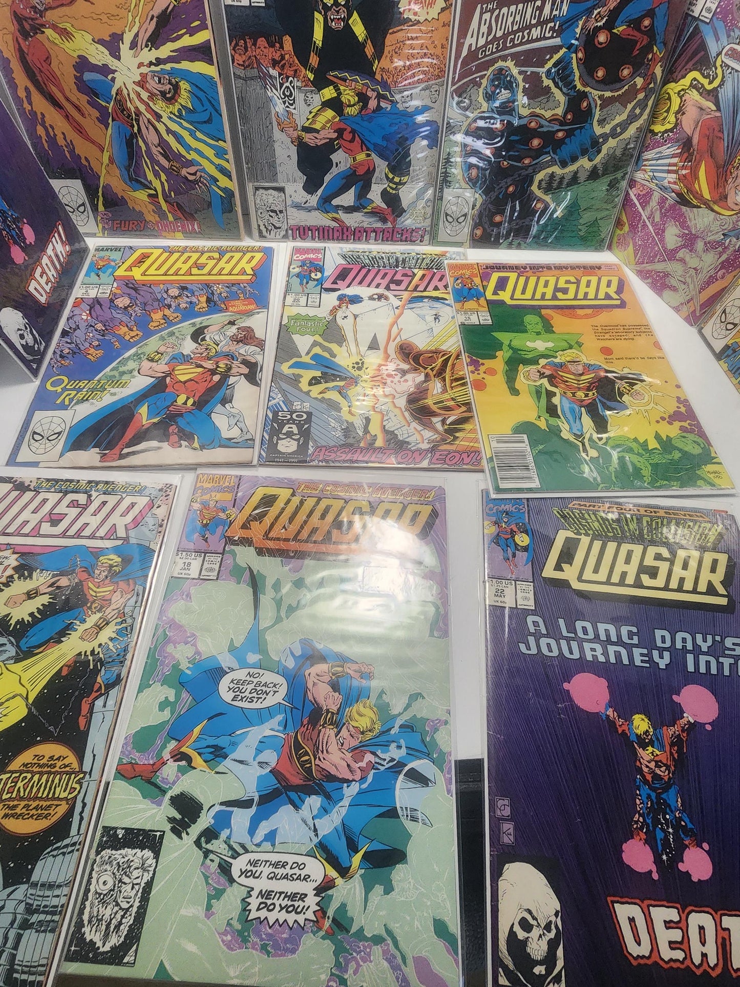 Marvel Quasar Vintage Comics LOT Of 11 - Comics - Vintage Comics - Comic Books - Quasar - Marvel - Marvel Comics