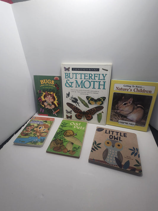 Insects and Bugs Children's Books Vintage LOT - Books - Children's Books - Butterflies - Bugs - Insects