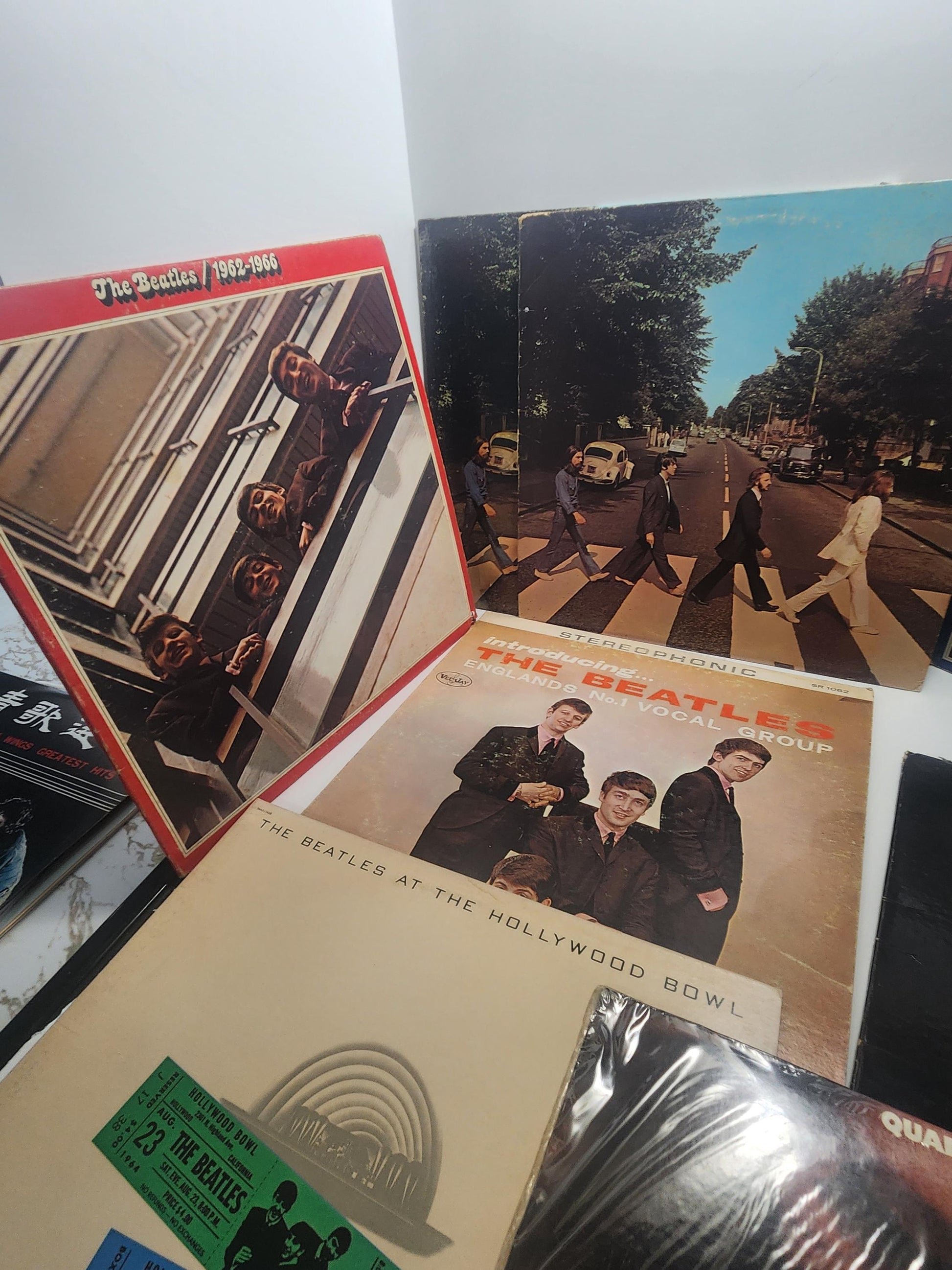 1960s 1970s Apple Records 1st Print Orginal Beatles Vinyl Records - The Beatles - Beatles Records - Vinyl - Apple Records - Vinyl Records