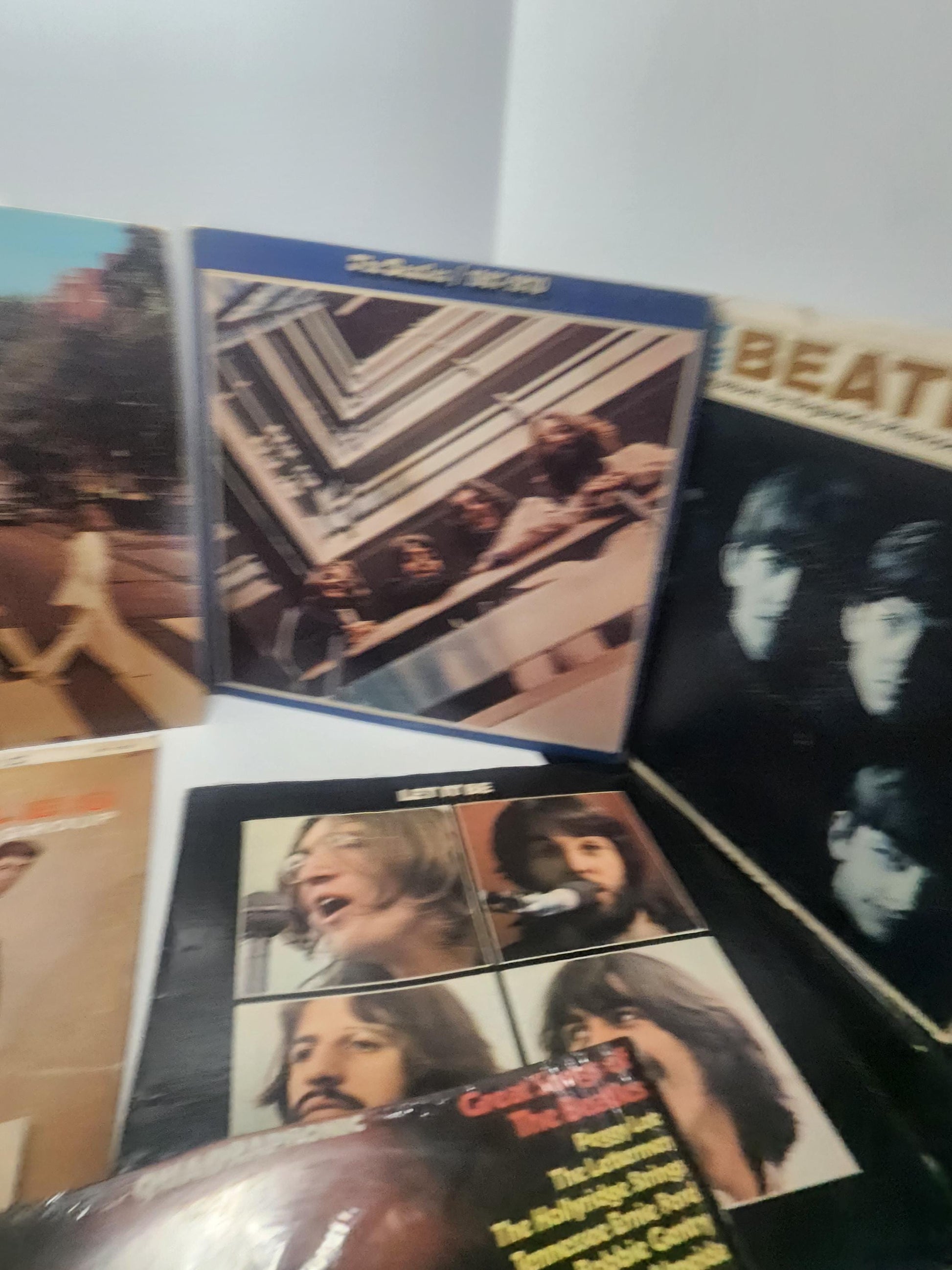 1960s 1970s Apple Records 1st Print Orginal Beatles Vinyl Records - The Beatles - Beatles Records - Vinyl - Apple Records - Vinyl Records