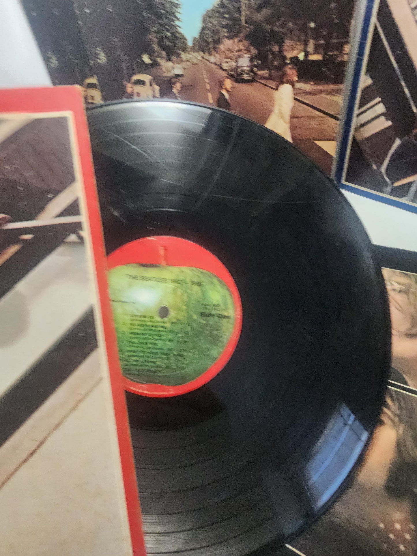 1960s 1970s Apple Records 1st Print Orginal Beatles Vinyl Records - The Beatles - Beatles Records - Vinyl - Apple Records - Vinyl Records