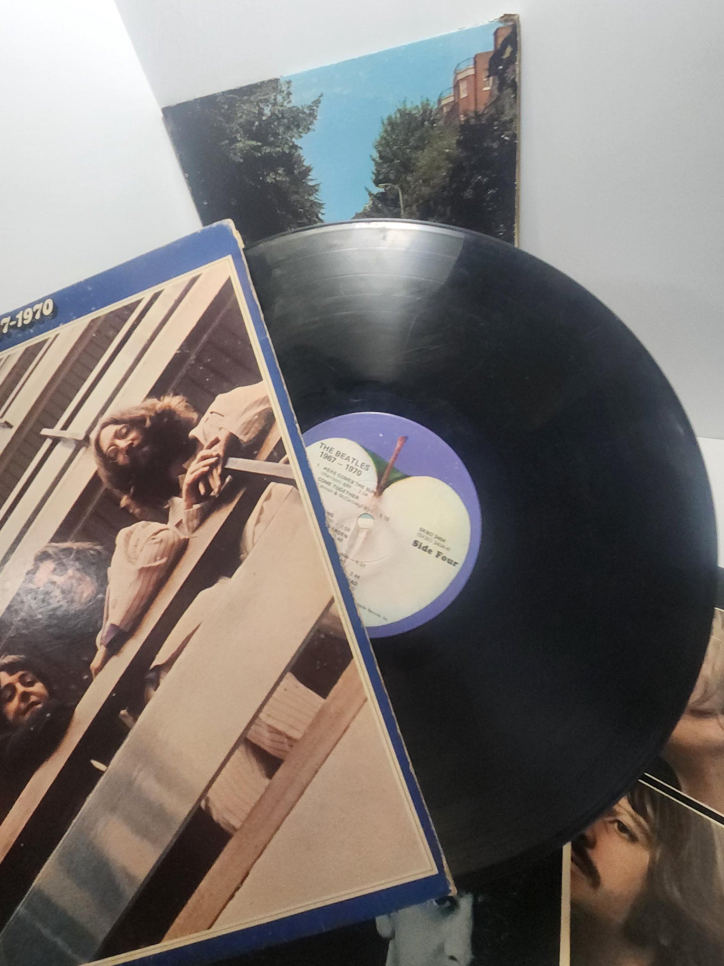 1960s 1970s Apple Records 1st Print Orginal Beatles Vinyl Records - The Beatles - Beatles Records - Vinyl - Apple Records - Vinyl Records