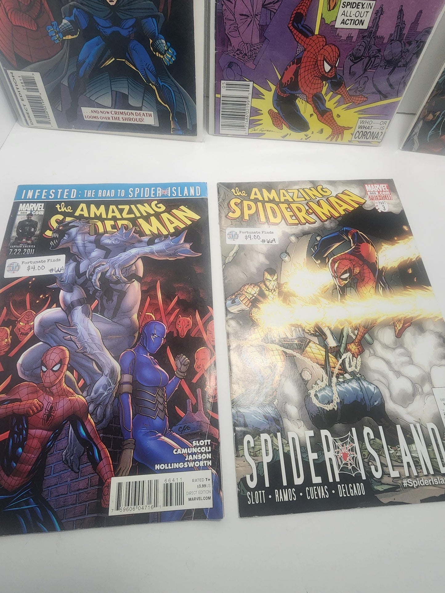 The Spectacular Spiderman Marvel Comics LOT of 5 - Comics - ComicBooks - Marvel - Marvel Comics - Amazing Spiderman - Spectacular Spiderman