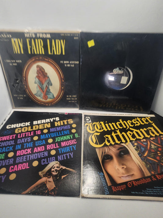Vinyl Records 1960s 1970s LOT Of 4 - My Fair Lady - Epic Dead Or Alive - Epic Records - Records - Vinyl Records - Vinyl LP Records