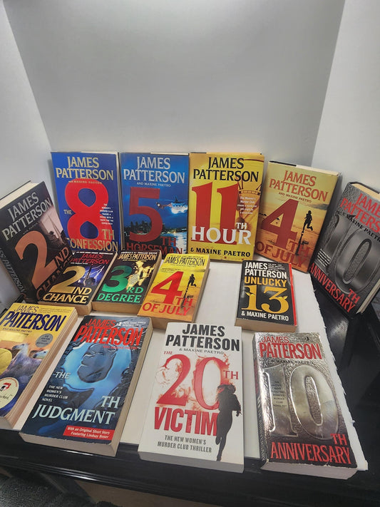 Women's Murder Club Series By James Patterson Maxine Paetro - Maxine Paetro - James Patterson - Womens Books - Murder Books - Book Series