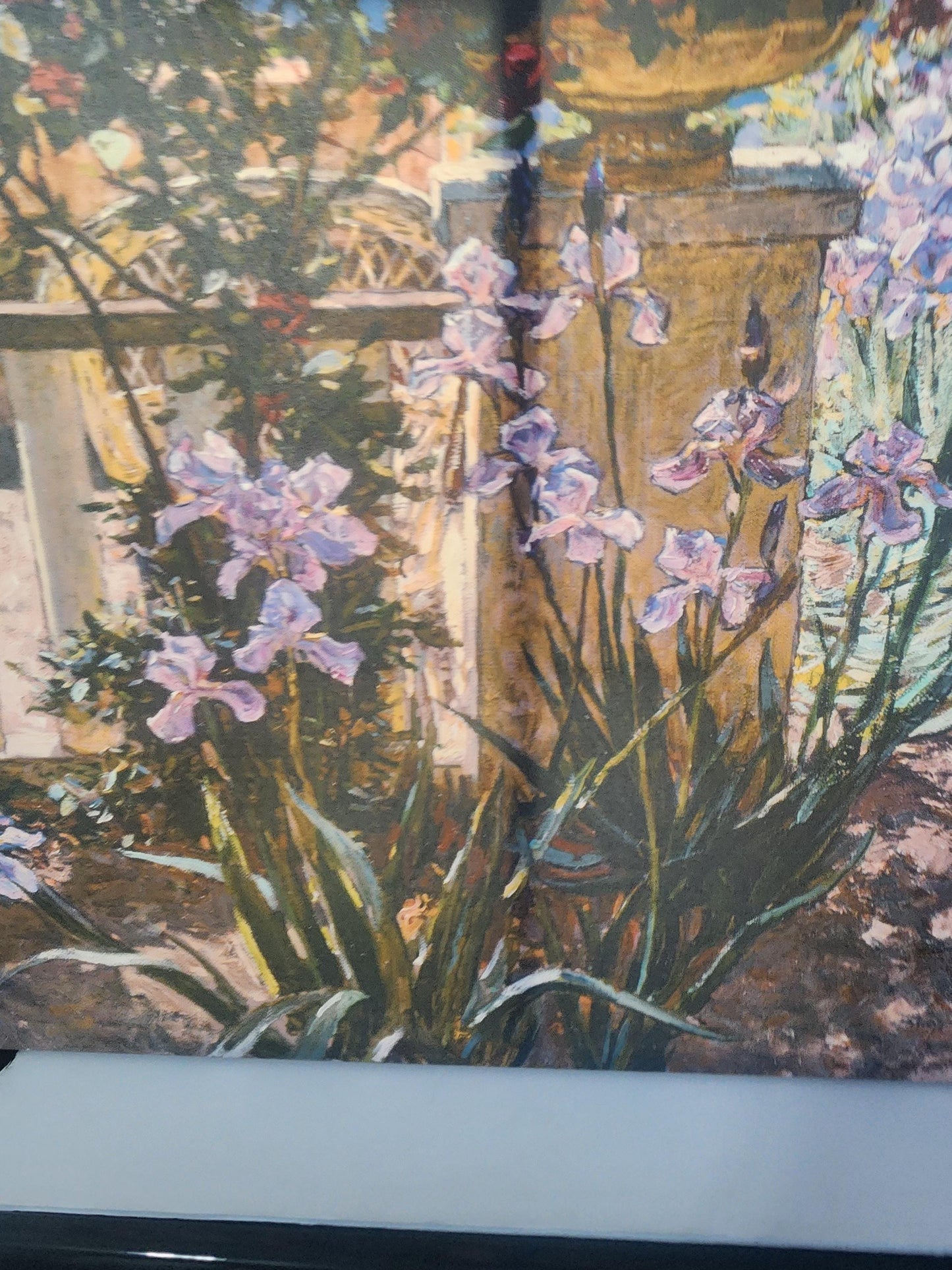 Vibrant Vintage Flowers Painting 36x24 - Photos - Framed Art - Art - Wall Decor - Painting - Flowers - Garden - Picture Frames