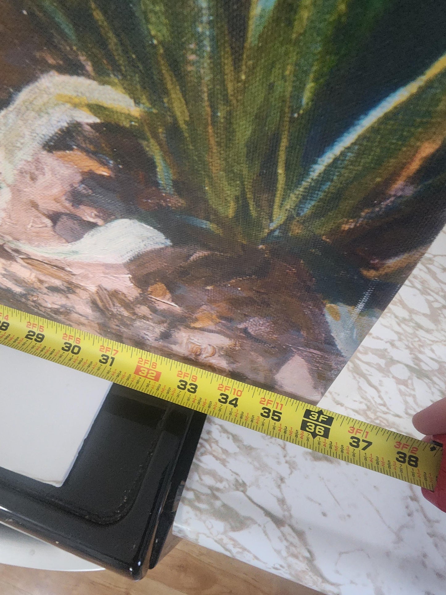 Vibrant Vintage Flowers Painting 36x24 - Photos - Framed Art - Art - Wall Decor - Painting - Flowers - Garden - Picture Frames