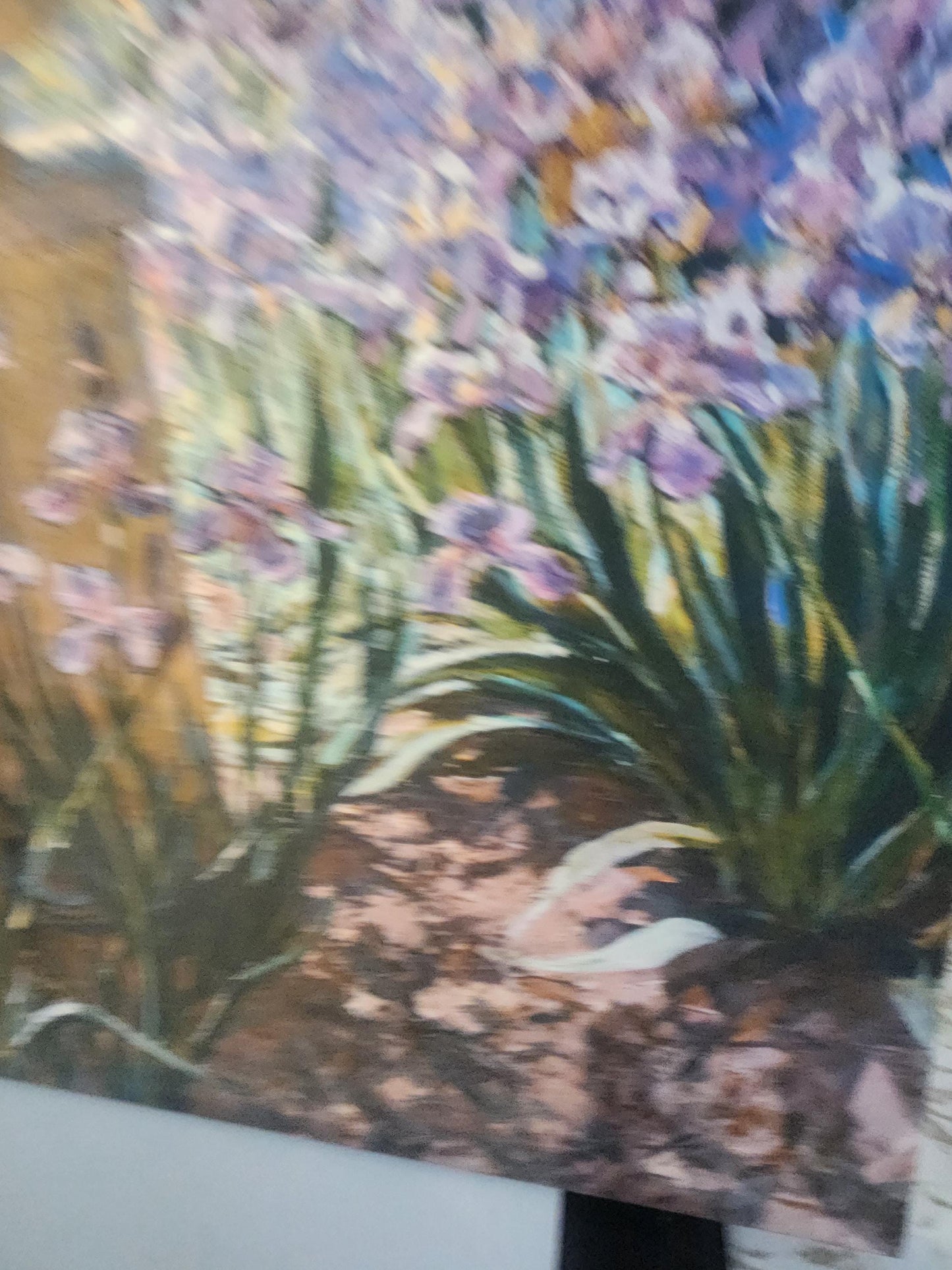 Vibrant Vintage Flowers Painting 36x24 - Photos - Framed Art - Art - Wall Decor - Painting - Flowers - Garden - Picture Frames