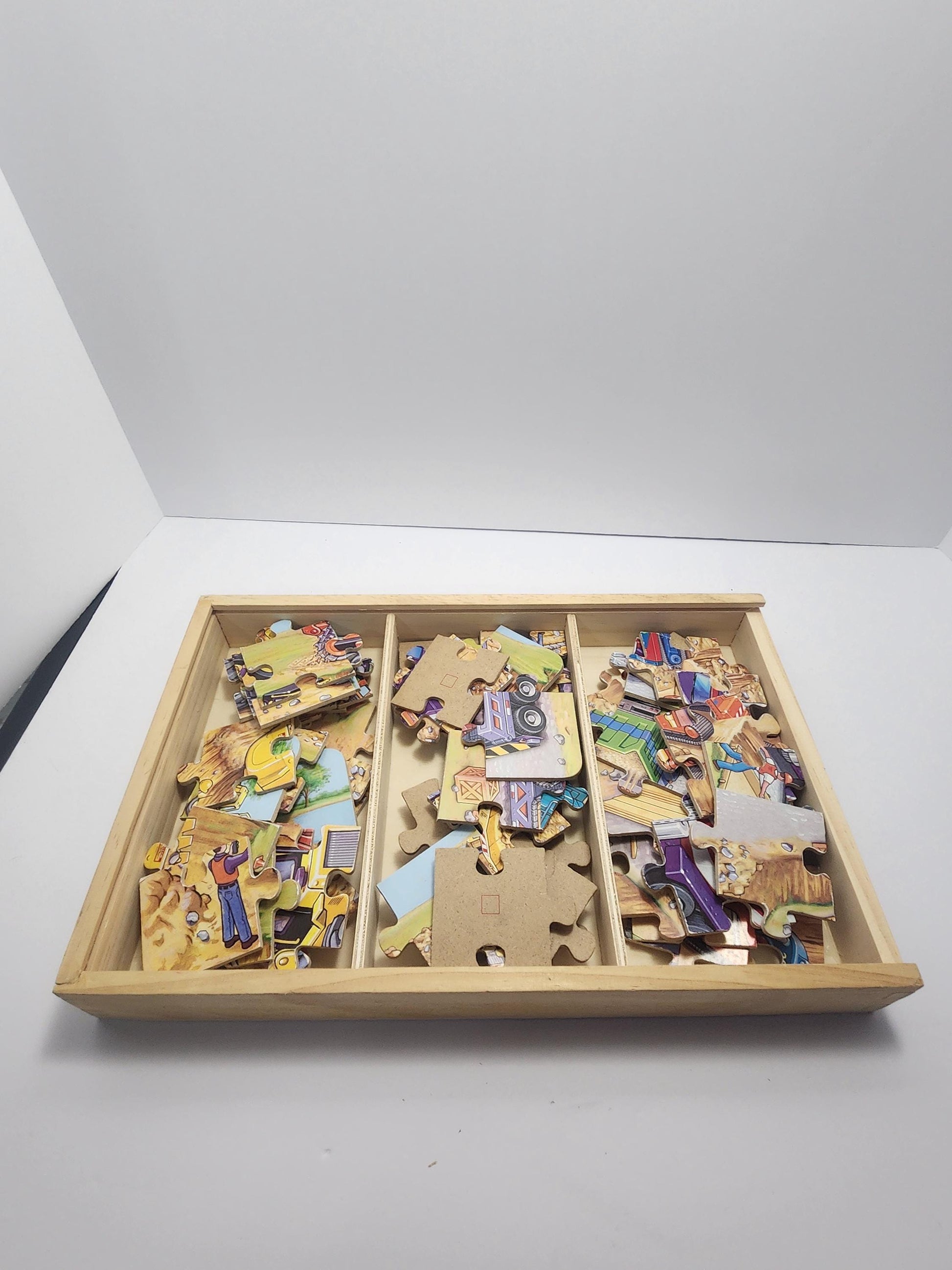 Construction Big Puzzles Lot of 3 - Floor Puzzles - Puzzle Set - Construction - Construction Toys - Kids Puzzles - Cars - Toy Cars