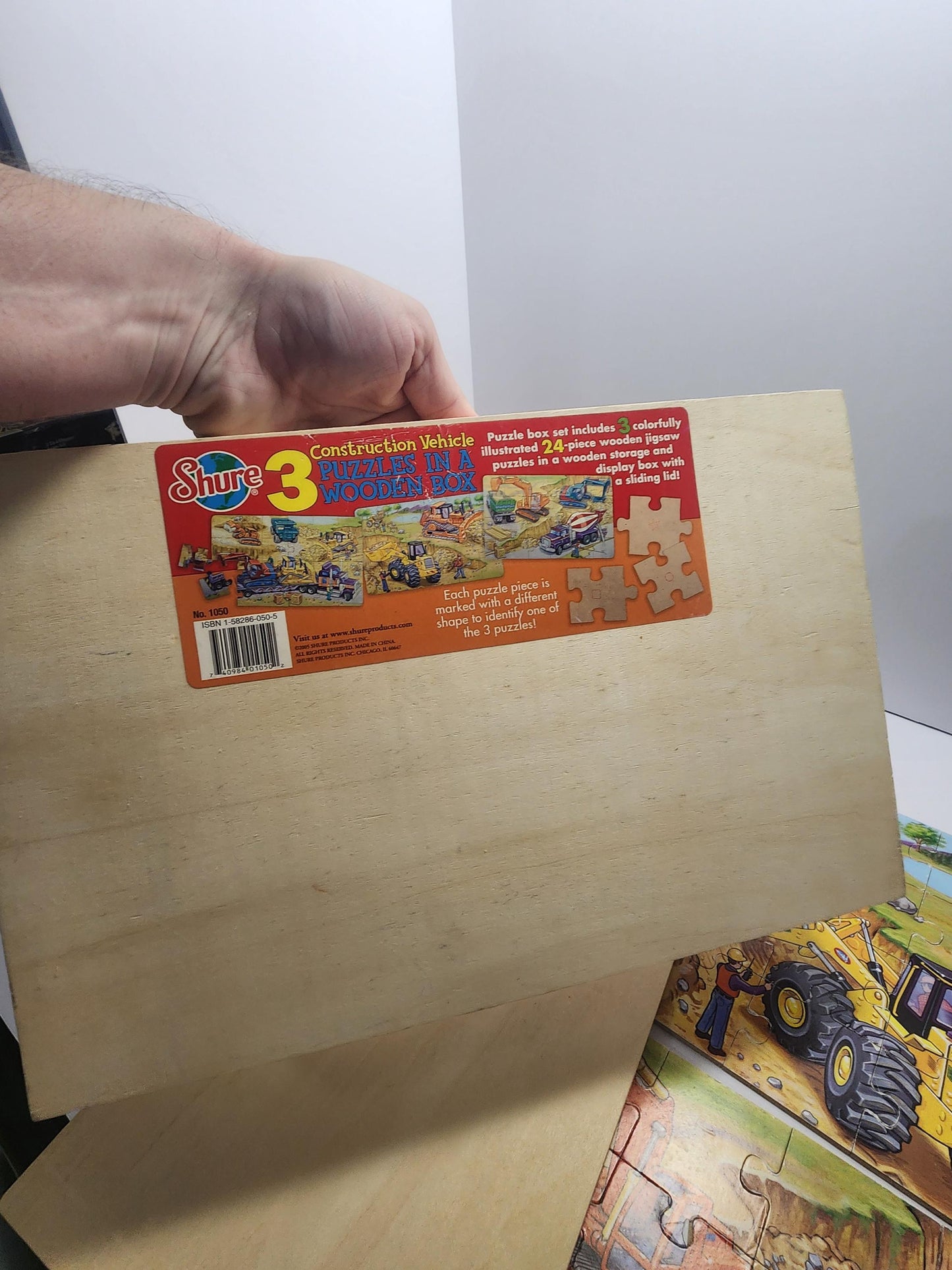 Construction Big Puzzles Lot of 3 - Floor Puzzles - Puzzle Set - Construction - Construction Toys - Kids Puzzles - Cars - Toy Cars