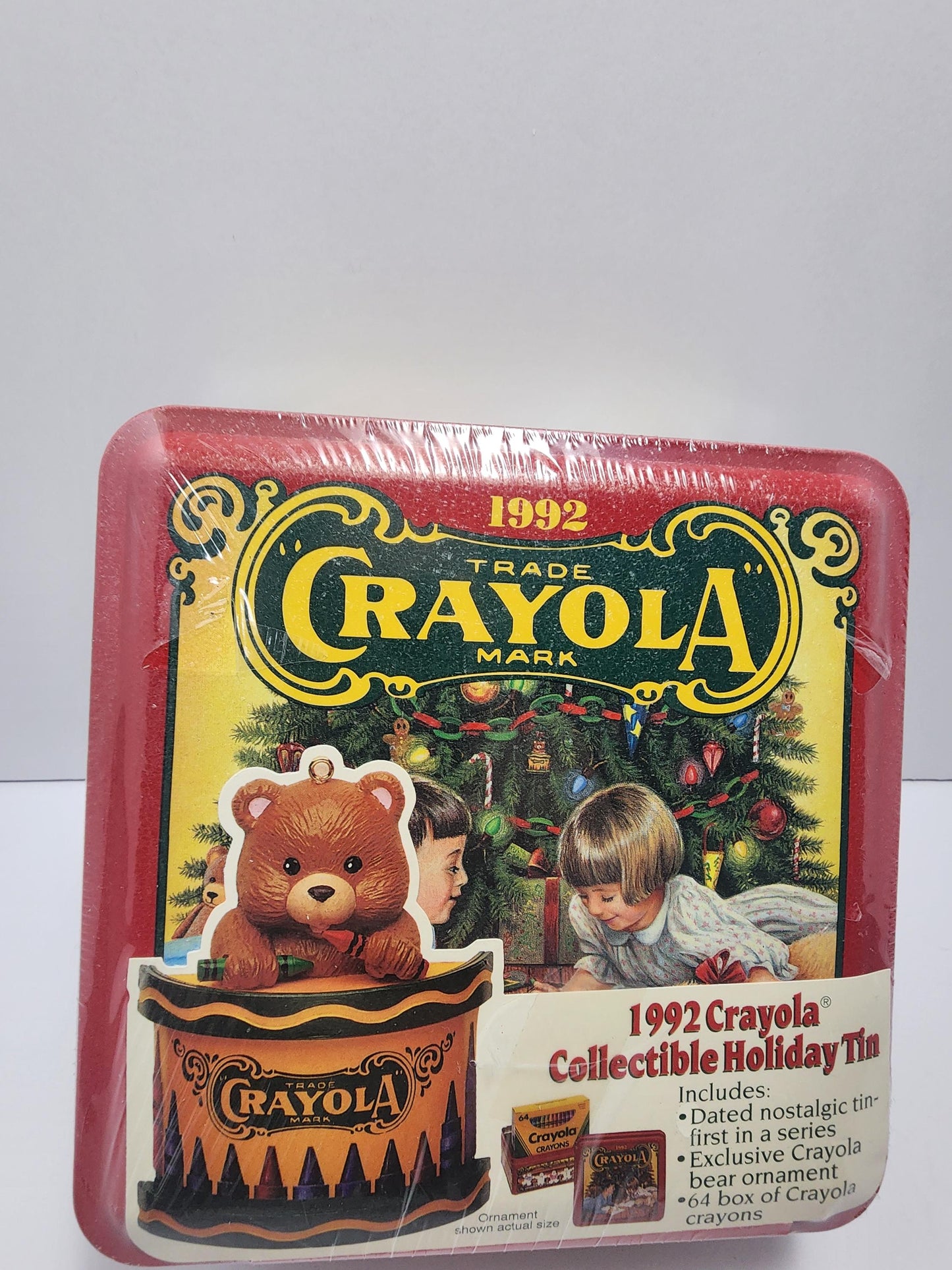 1992 Crayola Collector’s Colors Tin - First In Series - SEALED - Crayons - Crayola - Tins - 1990s - Colors - Crayola Tin