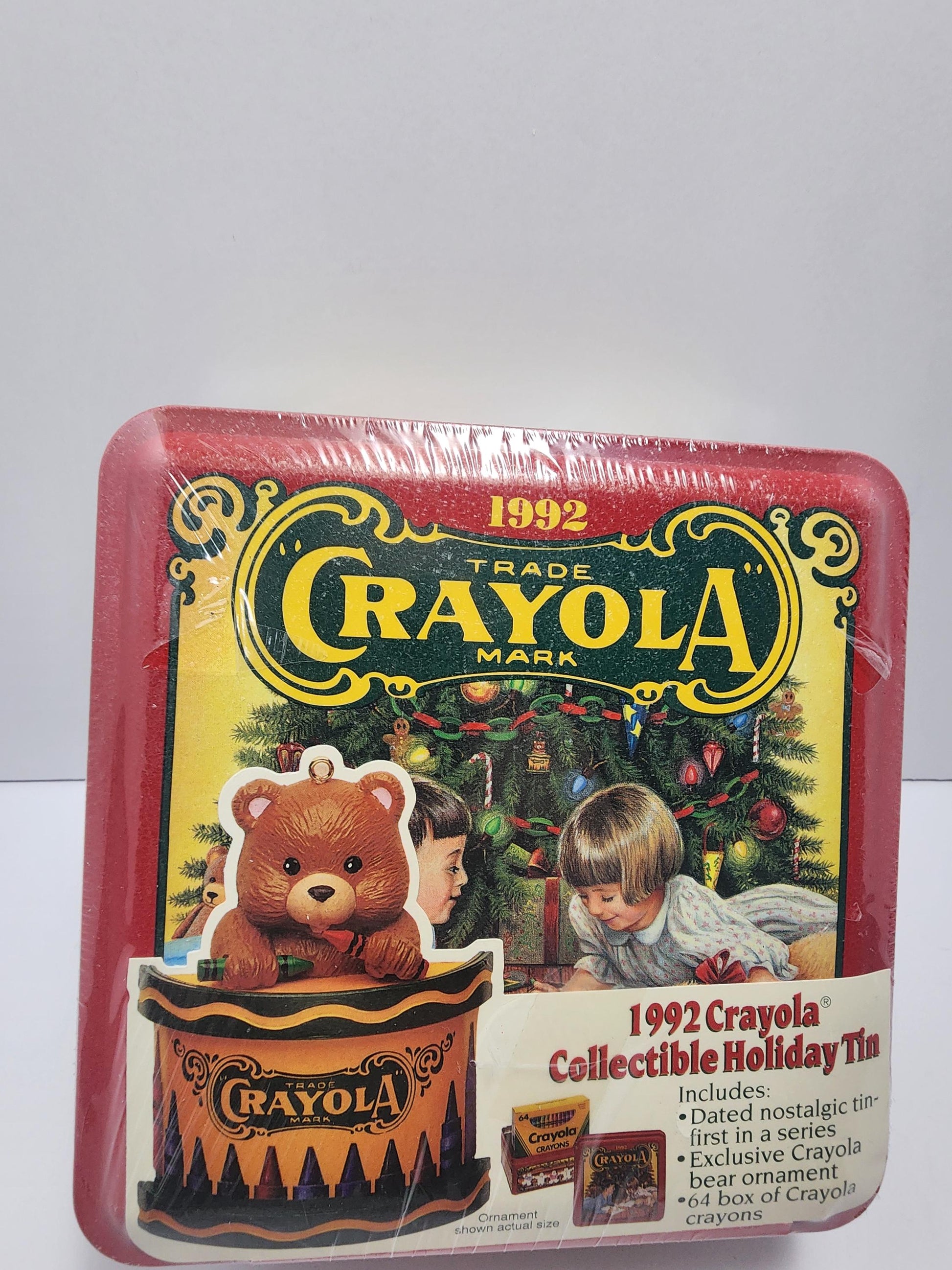 1992 Crayola Collector’s Colors Tin - First In Series - SEALED - Crayons - Crayola - Tins - 1990s - Colors - Crayola Tin