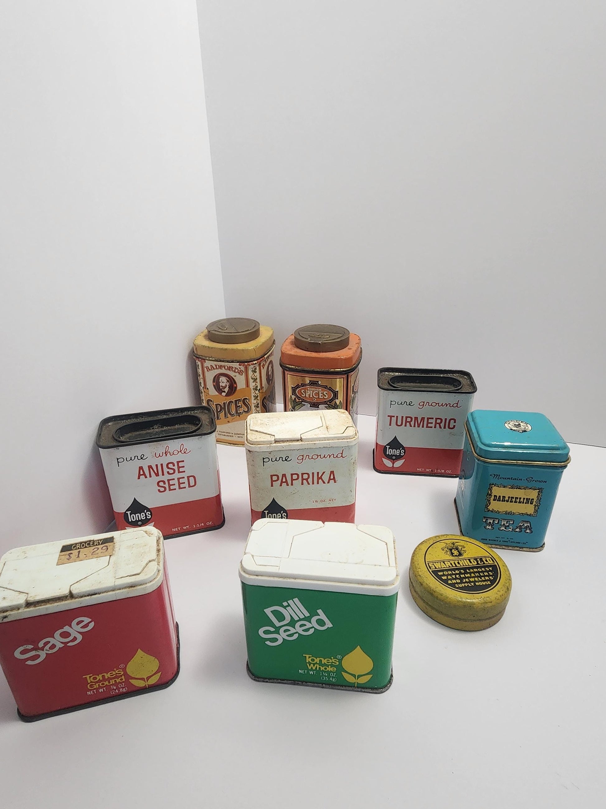 Antique Kitchen Spices LOTS - Antiques - Kitchen - Kitchen Decor - Kitchen Antiques - Spices - Antique Spices