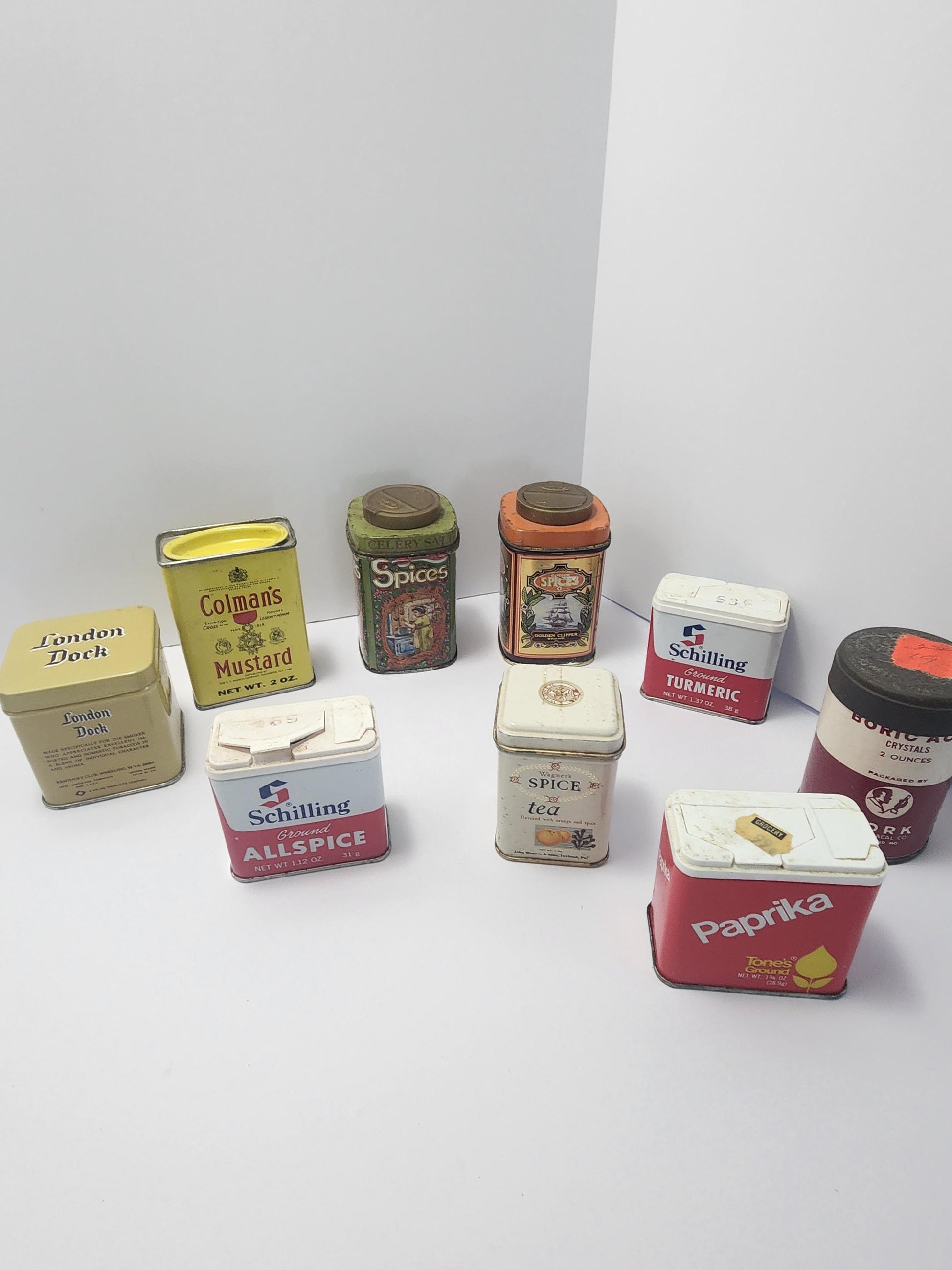 Antique Kitchen Spices LOTS - Antiques - Kitchen - Kitchen Decor - Kitchen Antiques - Spices - Antique Spices