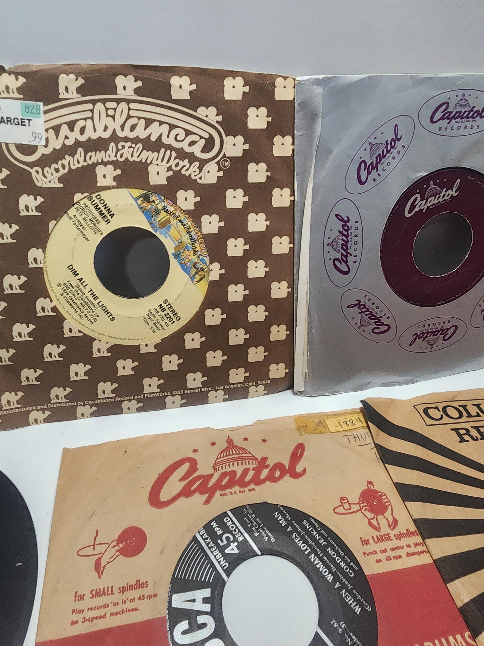 HUGE Lot of Vintage 1960s 1970s Vinyl Record 45s - LPS - Records - Vinyl - Vinyl Records - Records Lot