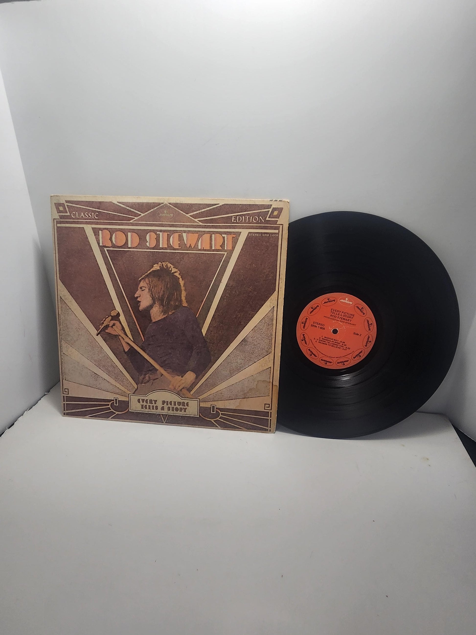 1970s Rod Stewart Classic Edition Vintage Record - Rod Stewart - Classic Music - Vinyl - Records - Vinyl Record