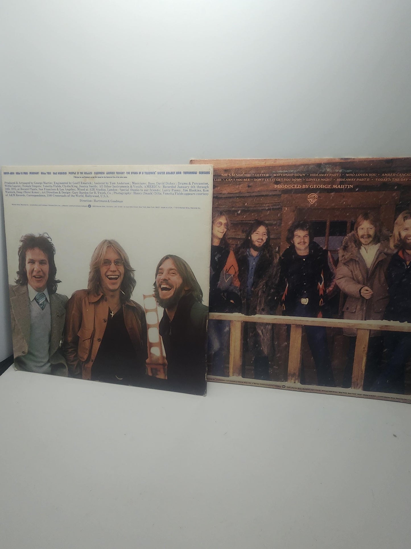 1976 America Hearts & Hideaway Vinyl Record LOT Of 2 - America - America Records - America Music - Music - LP - Lp Records - Vinyl Records