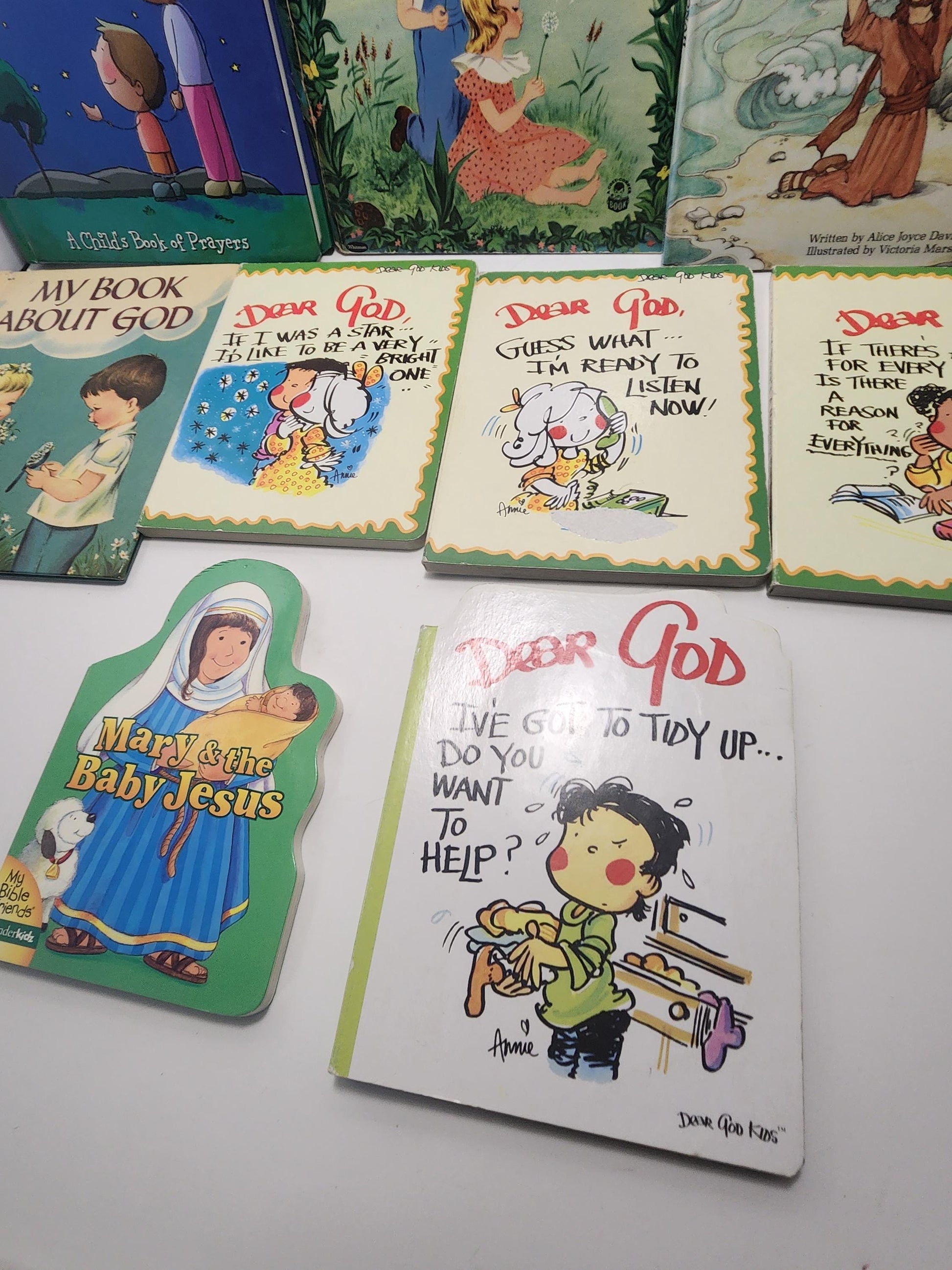 Dear God & Other Religious Children's Books LOT Of 10 - Children's Books - School Books - Church - Bible Study - Religious Books