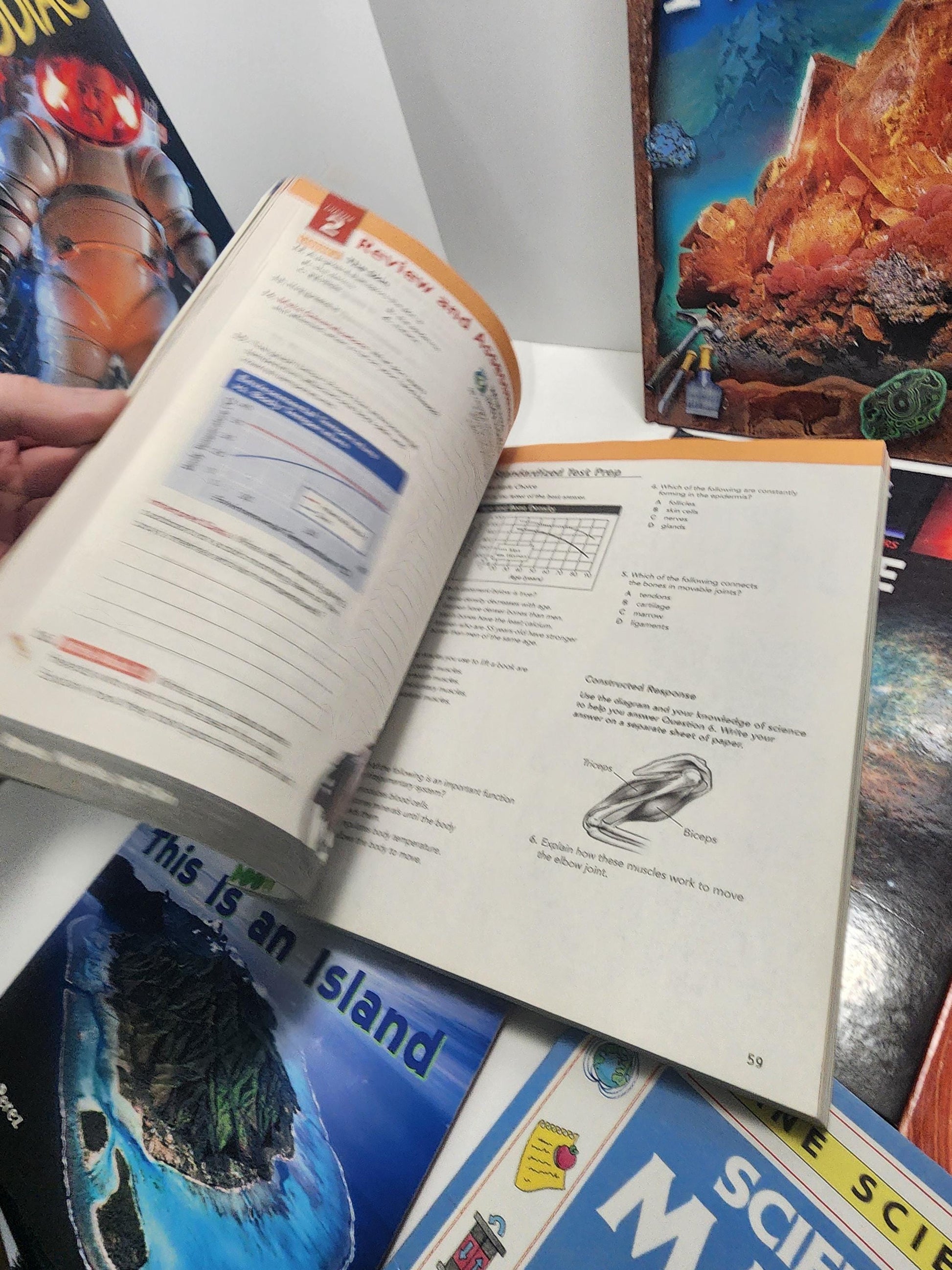 Interactive Science, Space, Minerals Children's Books LOT Of 10 - Minerals - Mineral Books - Space - Science - Science Books - Book Lot