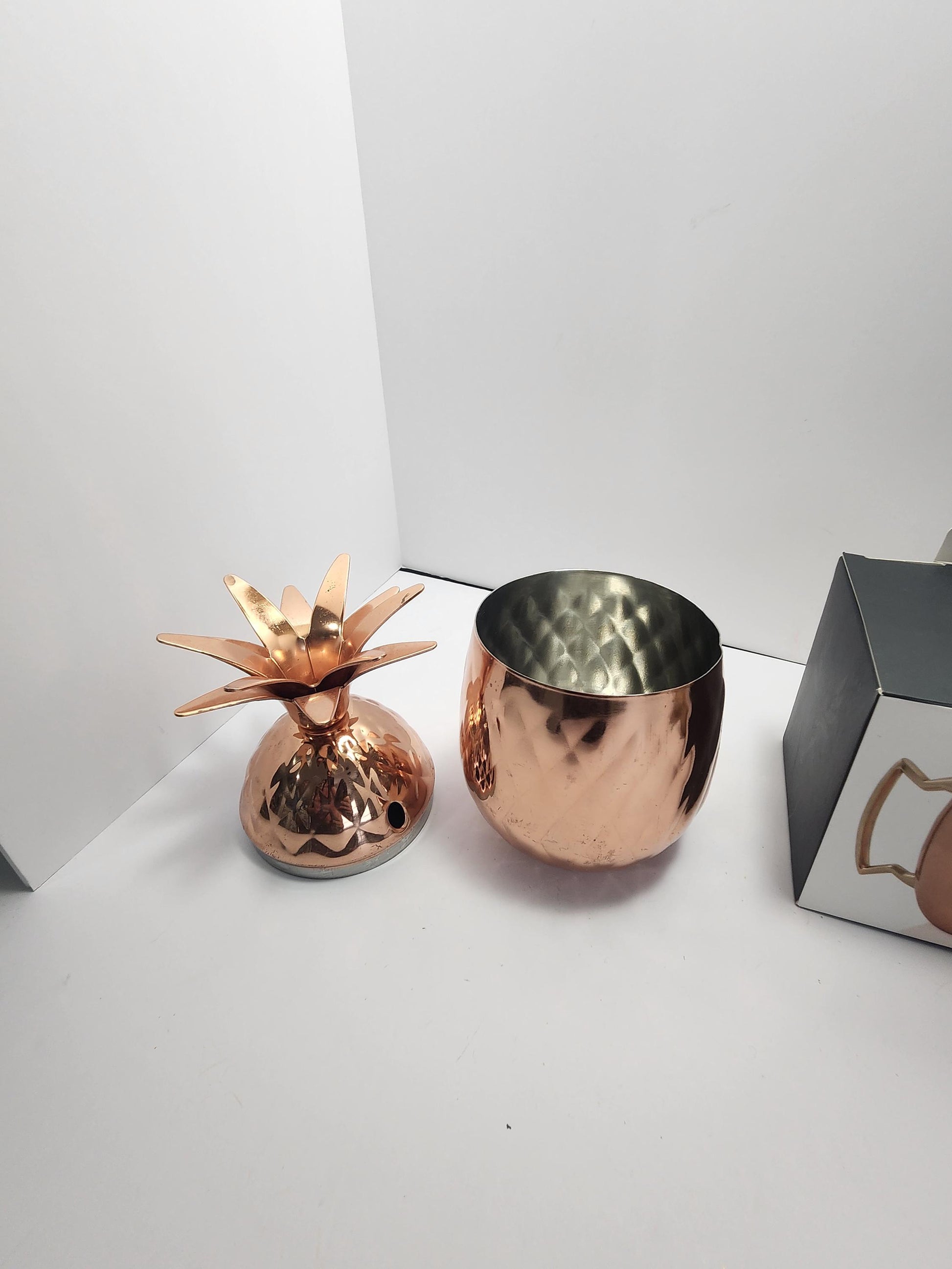 Moscow Mule Mug and Pinnapple Cups - Moscow Mule - Copper - Copper Mug - Moscow Mule Gifts - Barware - Drinkware - Mugs