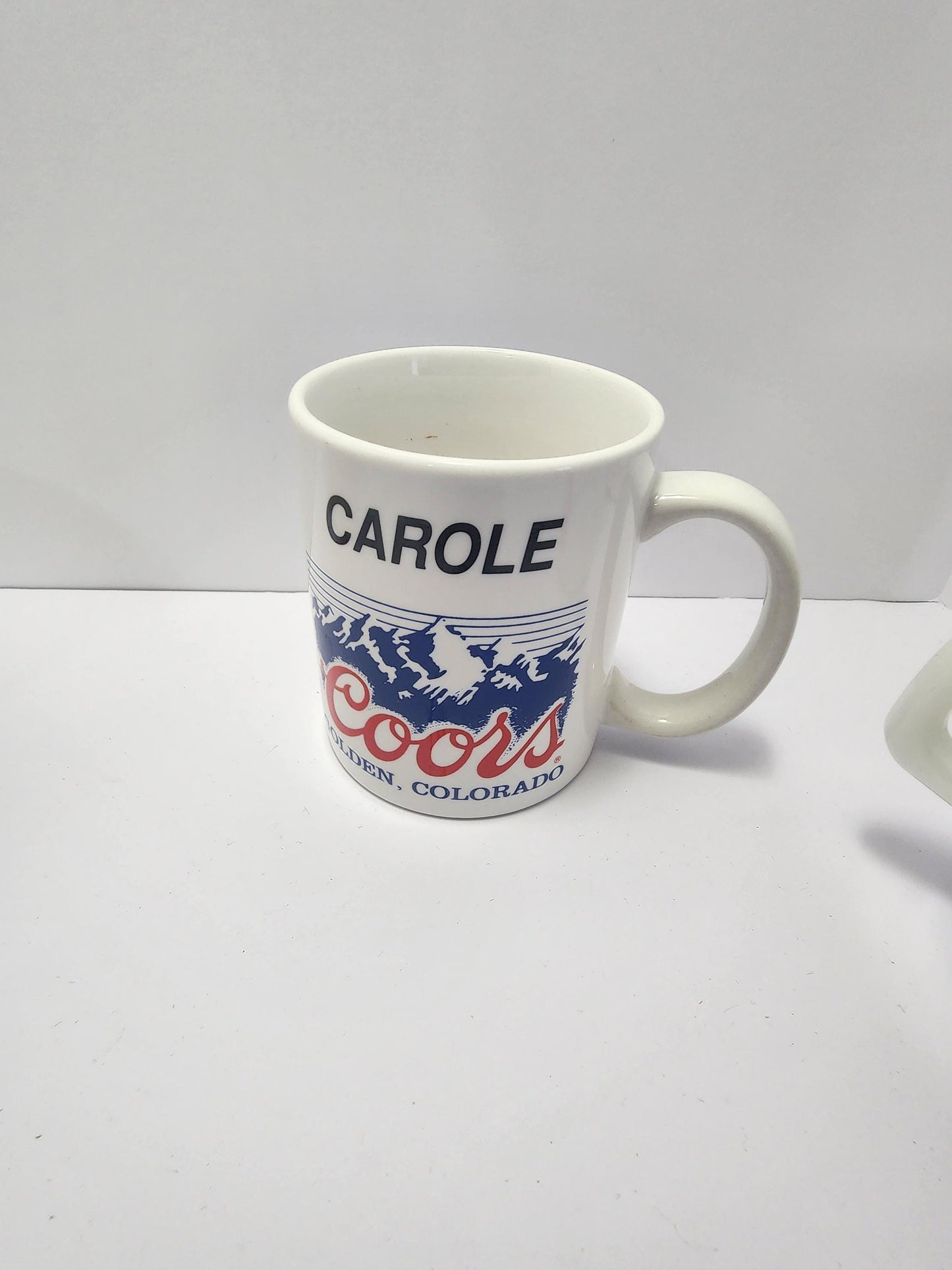 Coors Vintage Coffe Mug Carole - Carol - Carole - Coors - Coors Mug - Mugs - Gift Mugs - Coffee Mugs - Beer - Advertisements