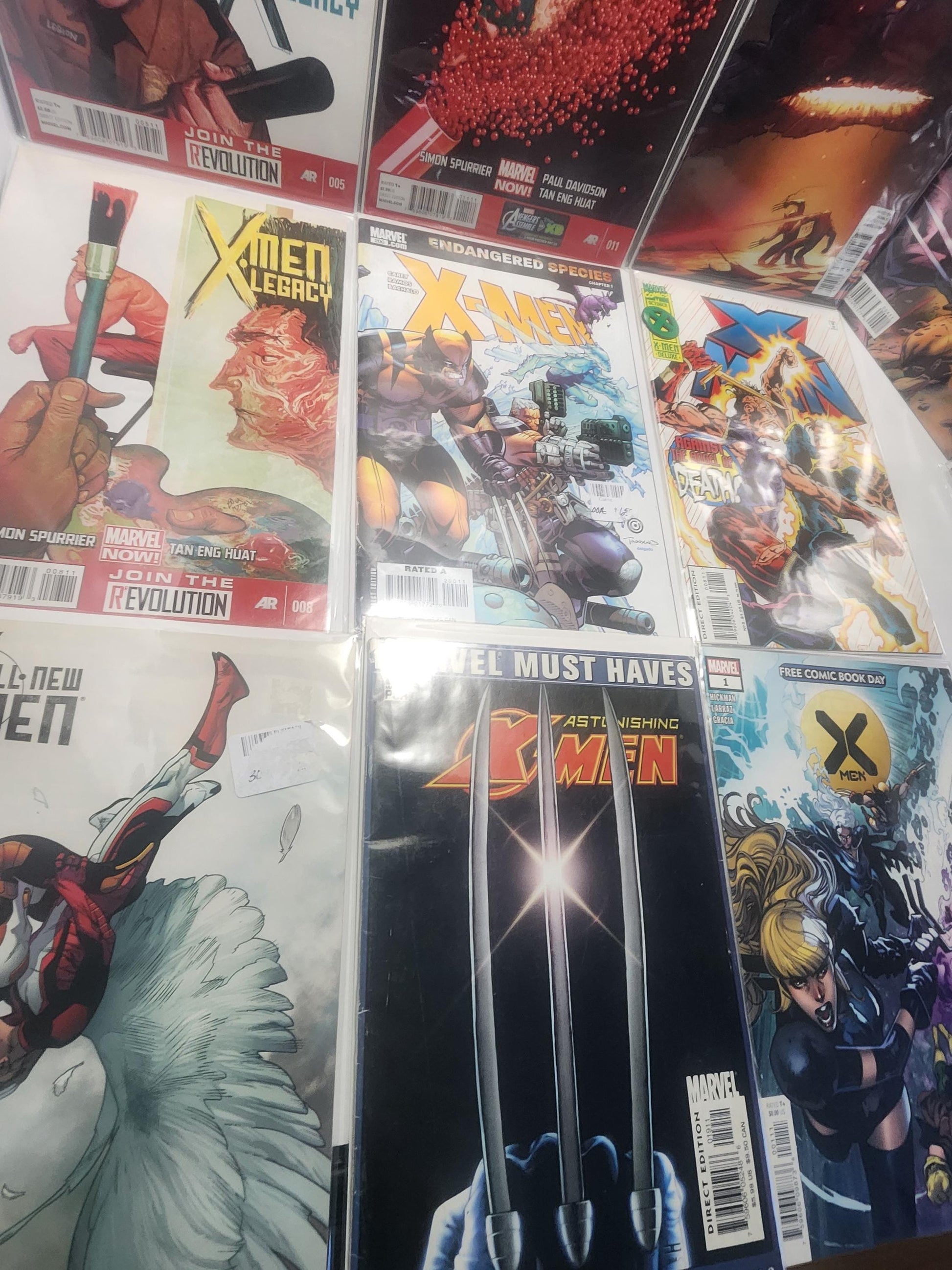 Marvel Xmen Legacy Comic Books LOT of 11 - Comics - Comic Books - Marvel - Xmen - Xmen Comics - Xmen Legacy - Wolverine