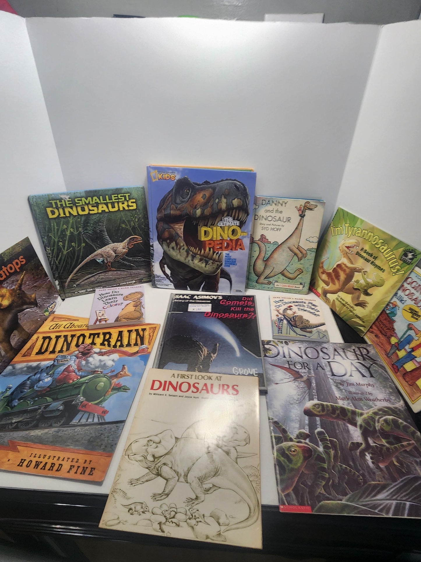HUGE LOT Of Dinosaur Vintage Children's Books - Books - Dinosaurs - Dinosaur Gift - Dinosaur Books - Educational Books - Animals - Scholasti