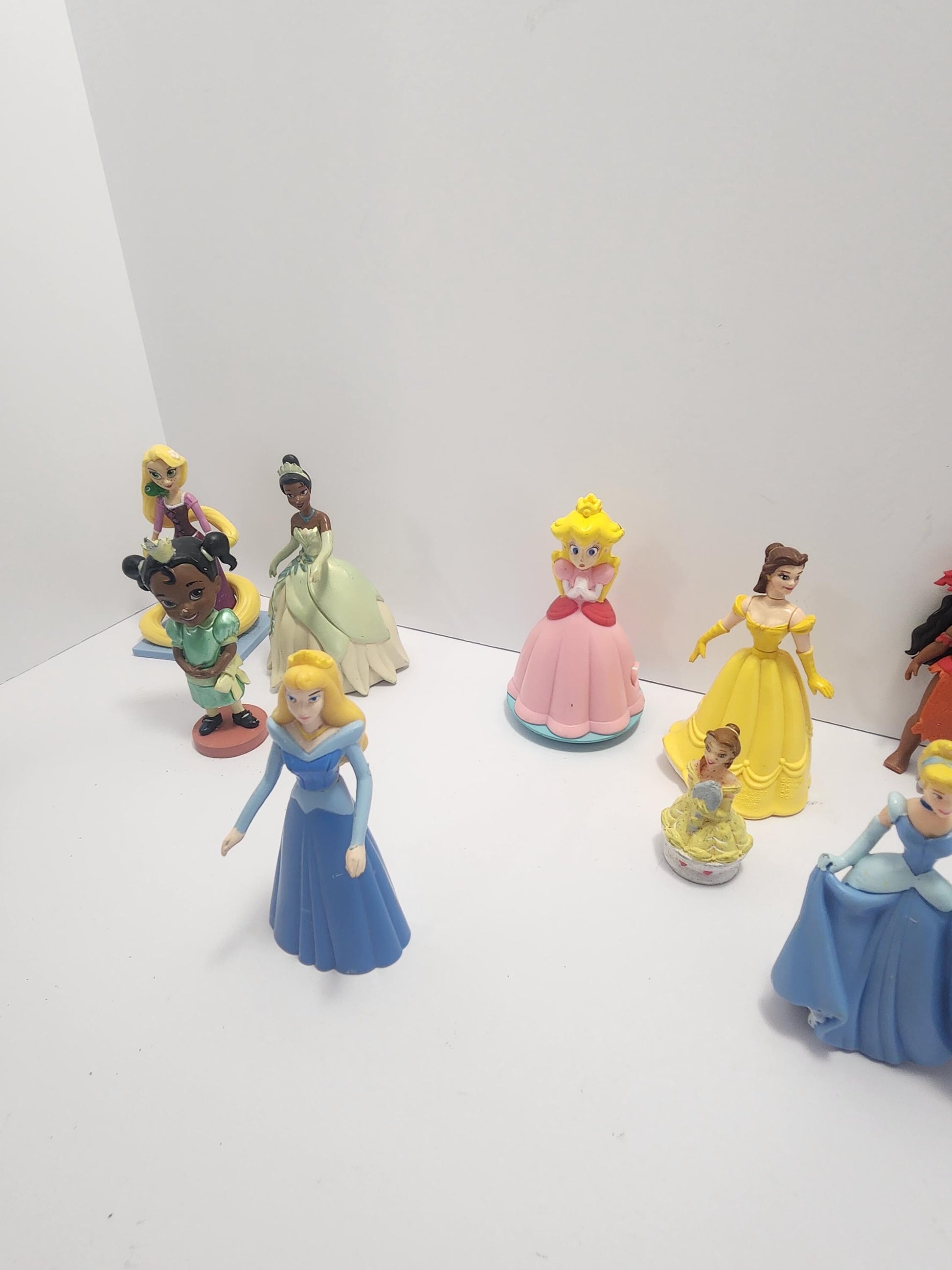 Disney Princess Character Action Figures - Princess - Disney - Disney Toys - Disney Princess - Cake Toppers - Girl Toys - Princess Peach