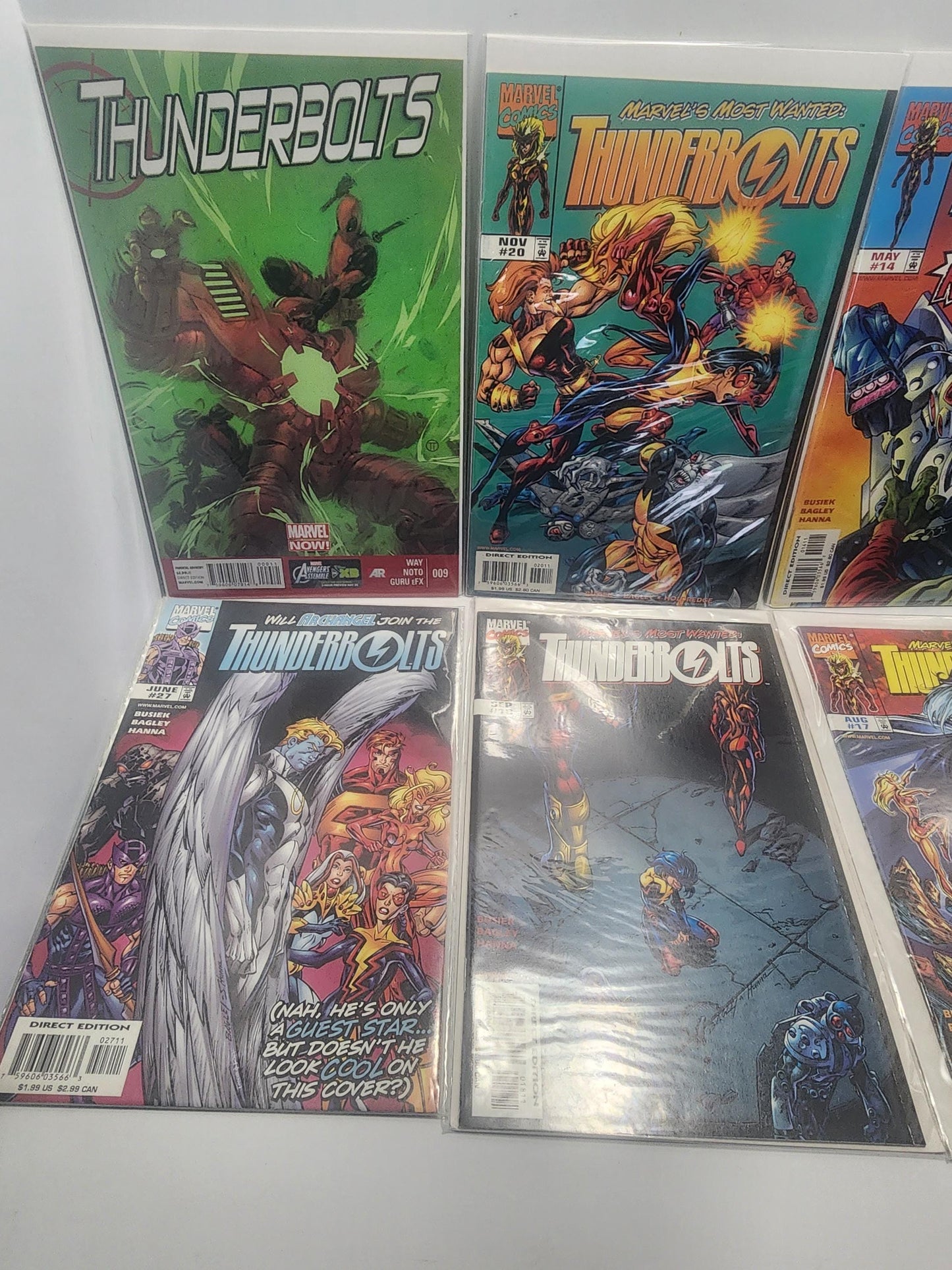 Marvel 1990s Thunderbolts Comic Books LOT of 8 - Marvel - Marvel Comics - Comics - Thunderbolts - Thunderbolt Comics - Vintage Comics
