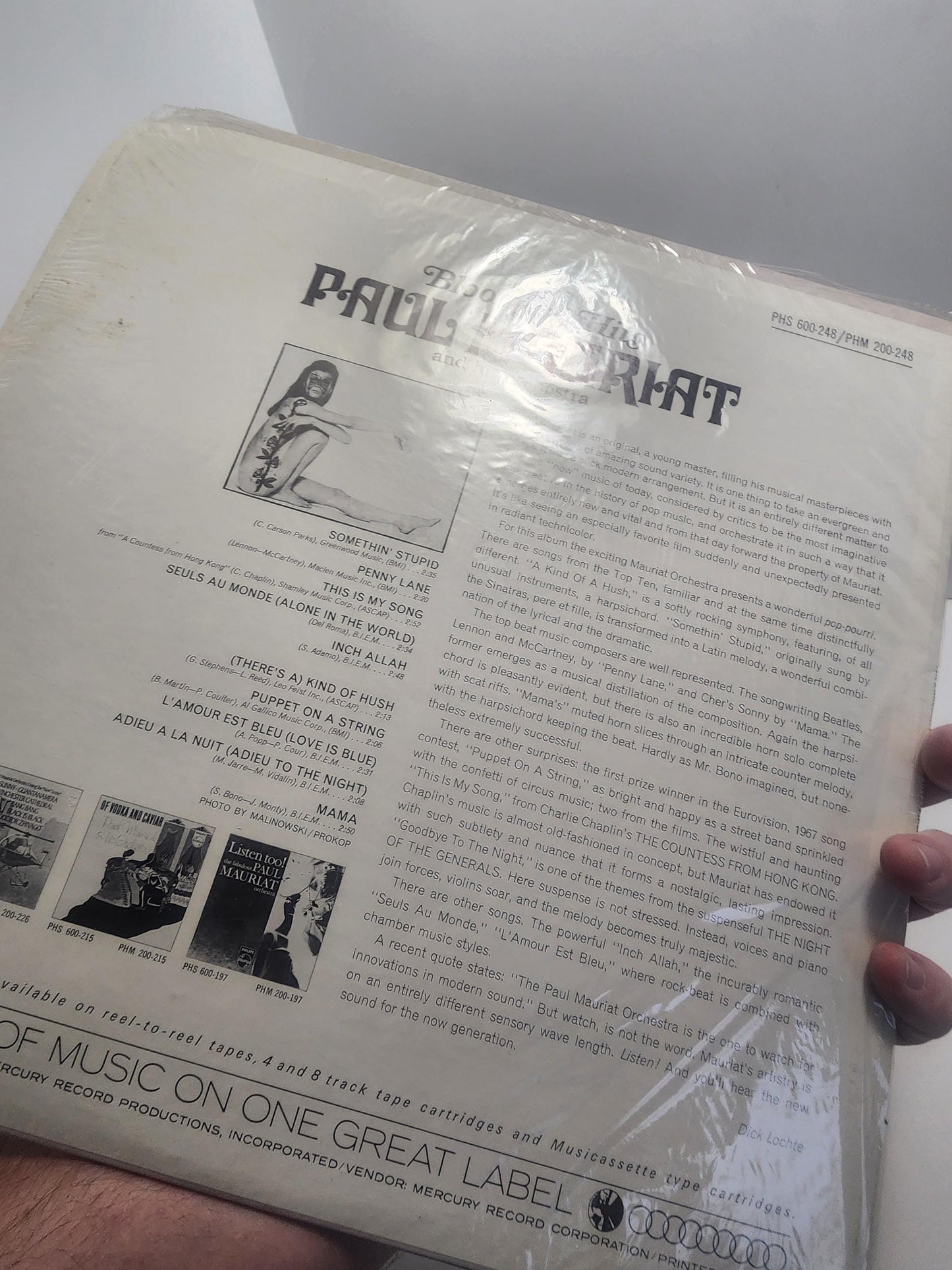 Paul Mauriat And His Orchestra Vintage 1970s Vinyl Record - Records - Vinyl - Vinyl Records - Paul Mauriat - Orchestra