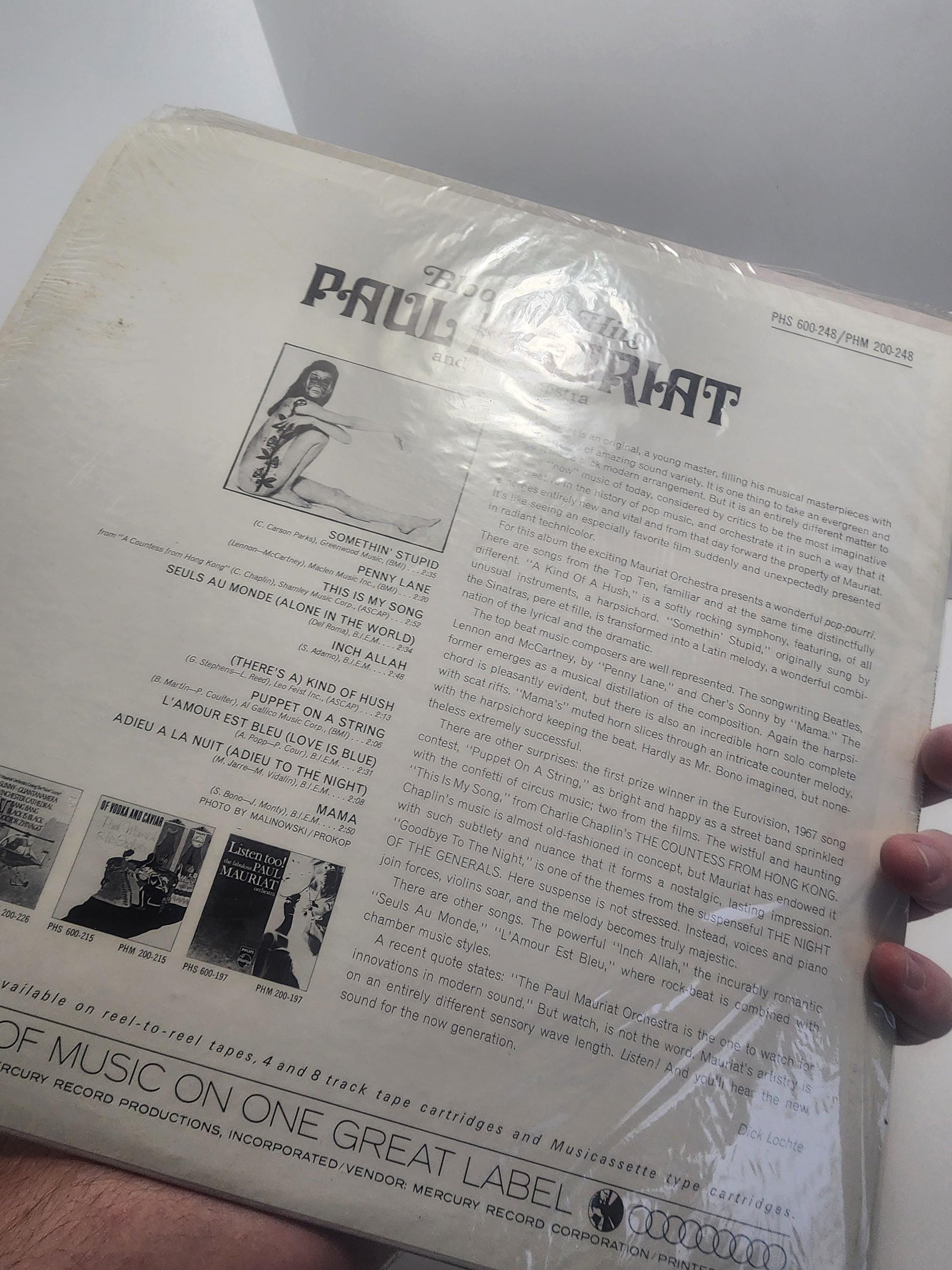 Paul Mauriat And His Orchestra Vintage 1970s Vinyl Record - Records - Vinyl - Vinyl Records - Paul Mauriat - Orchestra