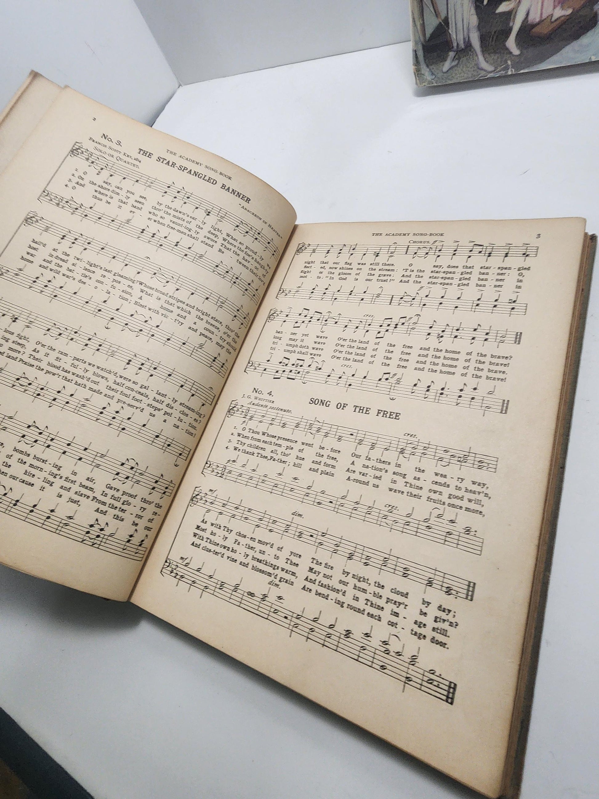 1900s The Abridged Academy Songbook - Antiques - Antique Books - Songbooks - Abridged Academy - 1900s - Old Books - Music - Music Books