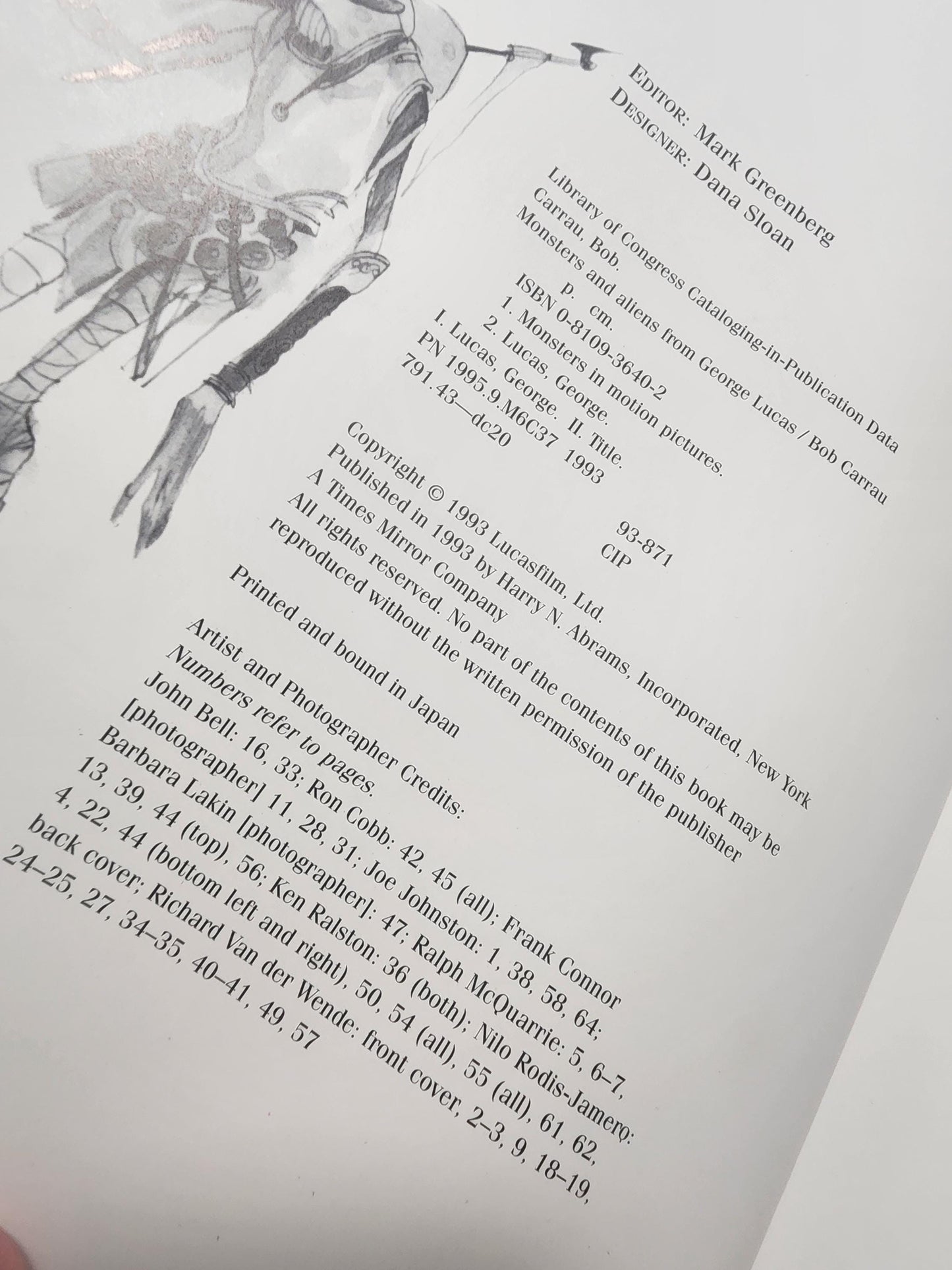 1993 Monsters & Aliens By George Lucas - Books - Vintage Books - Monsters - Aliens - George Lucas - Children's Books - Science Fiction