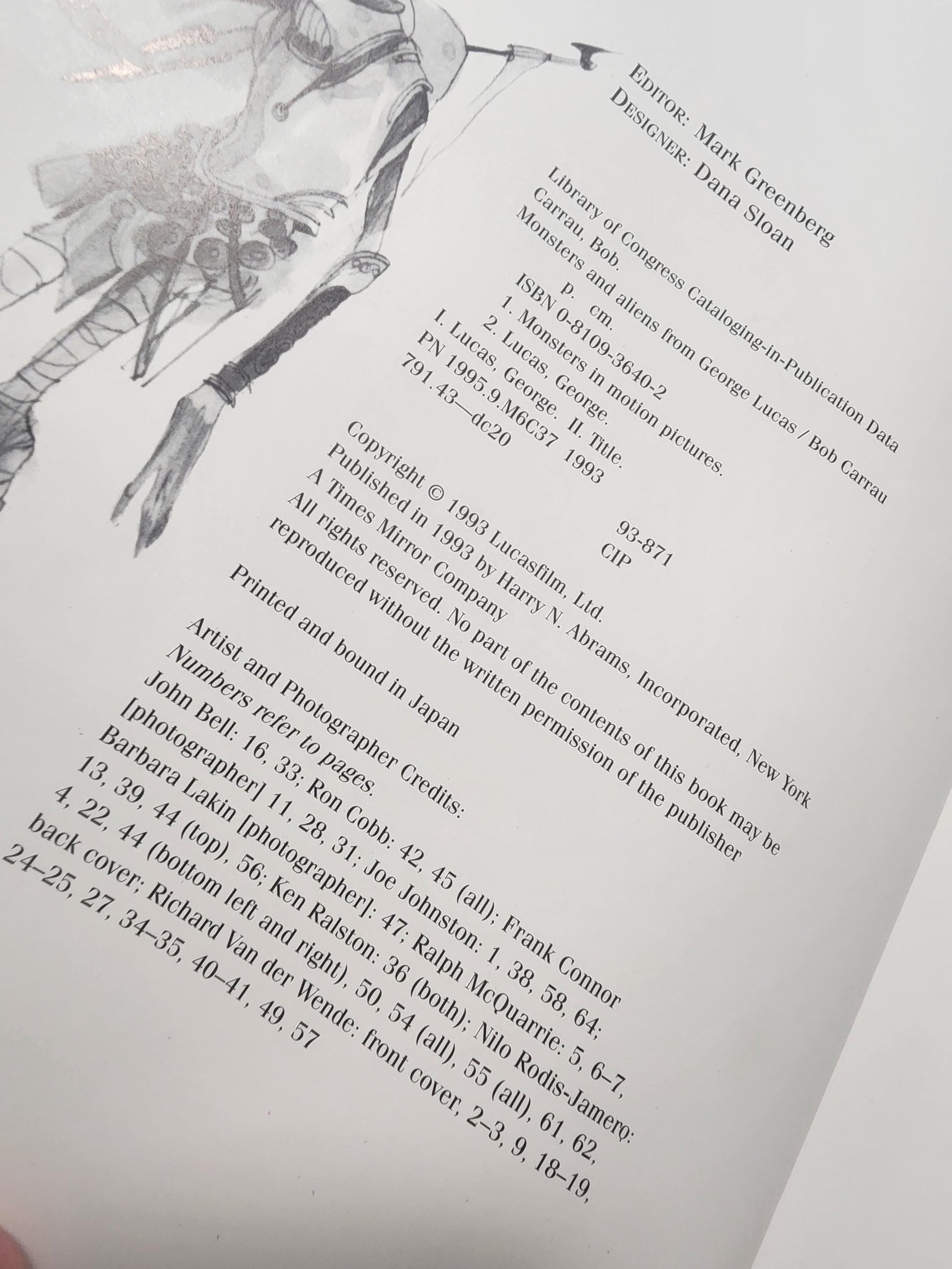 1993 Monsters & Aliens By George Lucas - Books - Vintage Books - Monsters - Aliens - George Lucas - Children's Books - Science Fiction