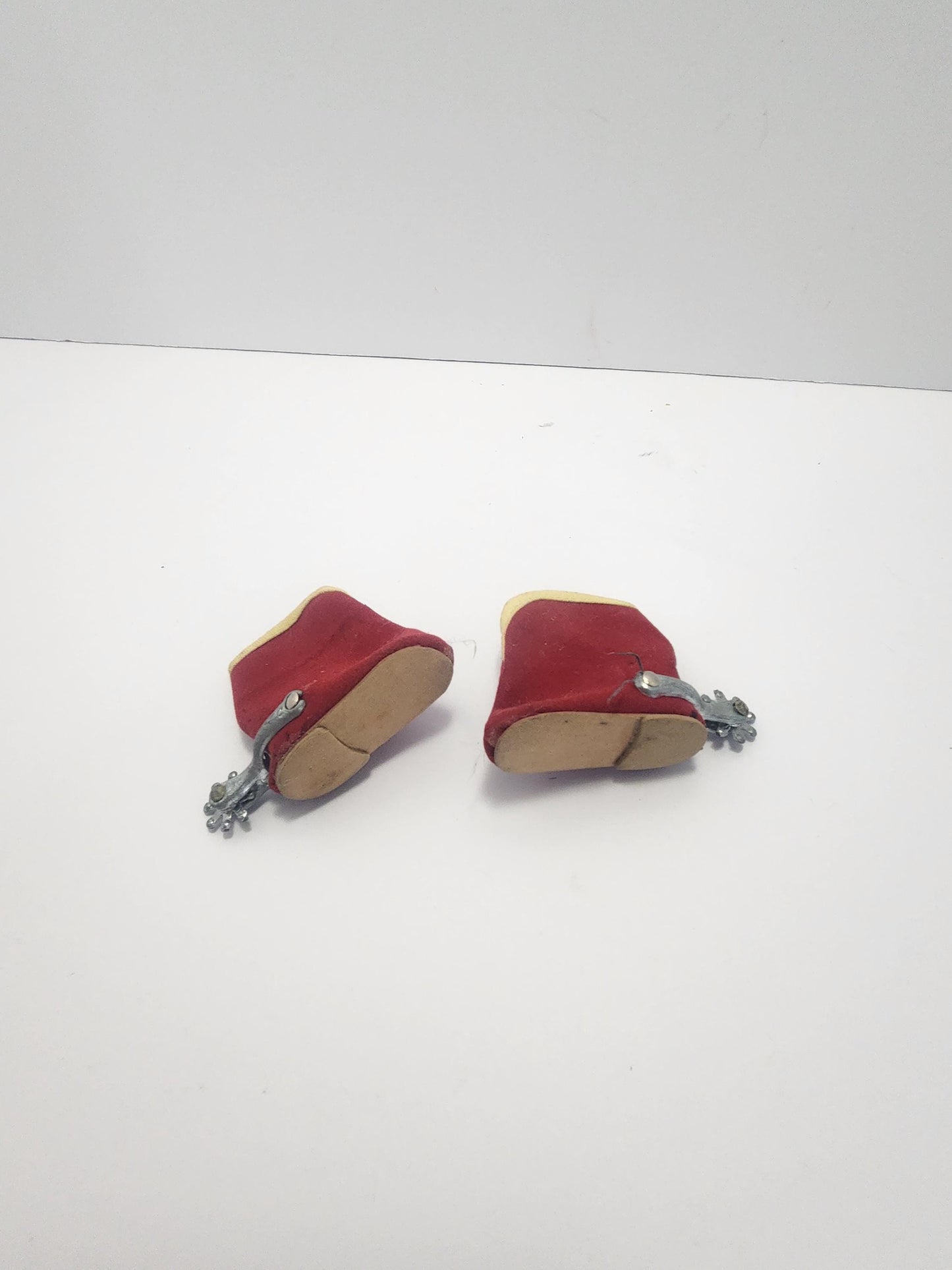 Dolly's Shoes Vintage Doll 1980s Cowboys Boots With Spurs - Dolls - Doll Clothes - Vintage Dolls - Cowboys - Cowboy Boots - Dolly Shoes