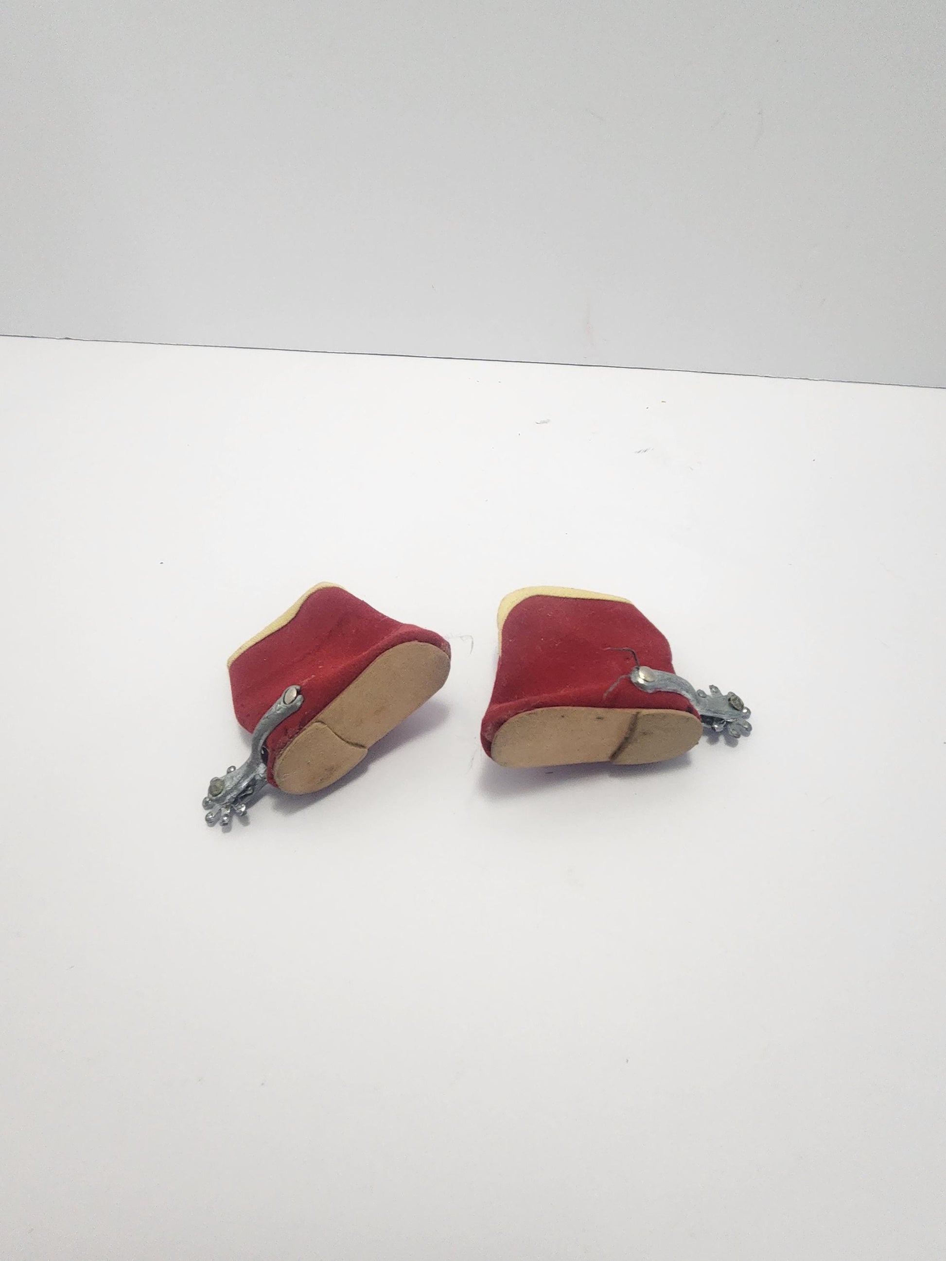 Dolly's Shoes Vintage Doll 1980s Cowboys Boots With Spurs - Dolls - Doll Clothes - Vintage Dolls - Cowboys - Cowboy Boots - Dolly Shoes