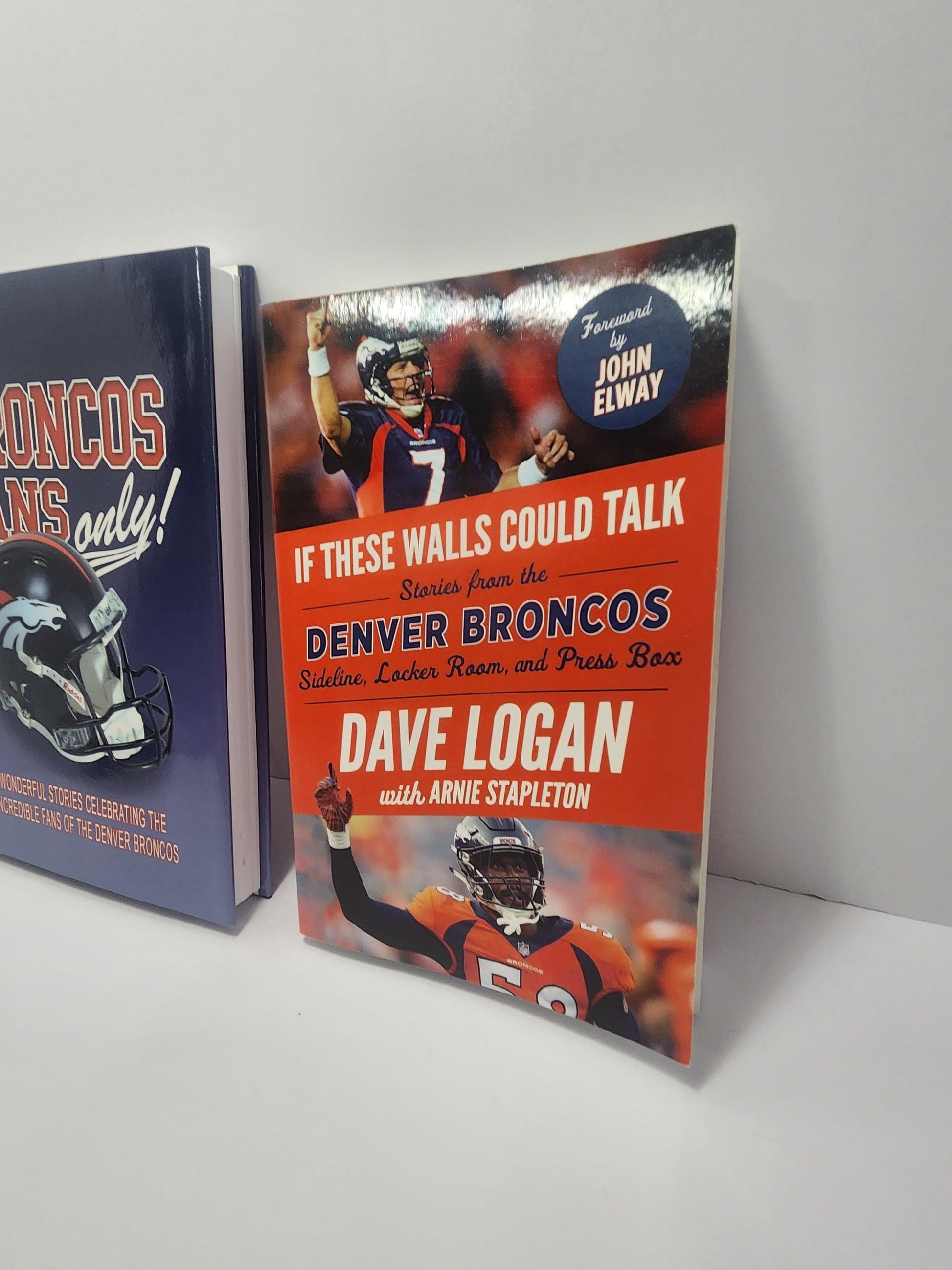 Denver Broncos Vintage Books LOT Of 2 - Nfl - Nfl Gifts - Denver Broncos - Denver Broncos Fans - Denver Broncos Gift - Sports Books