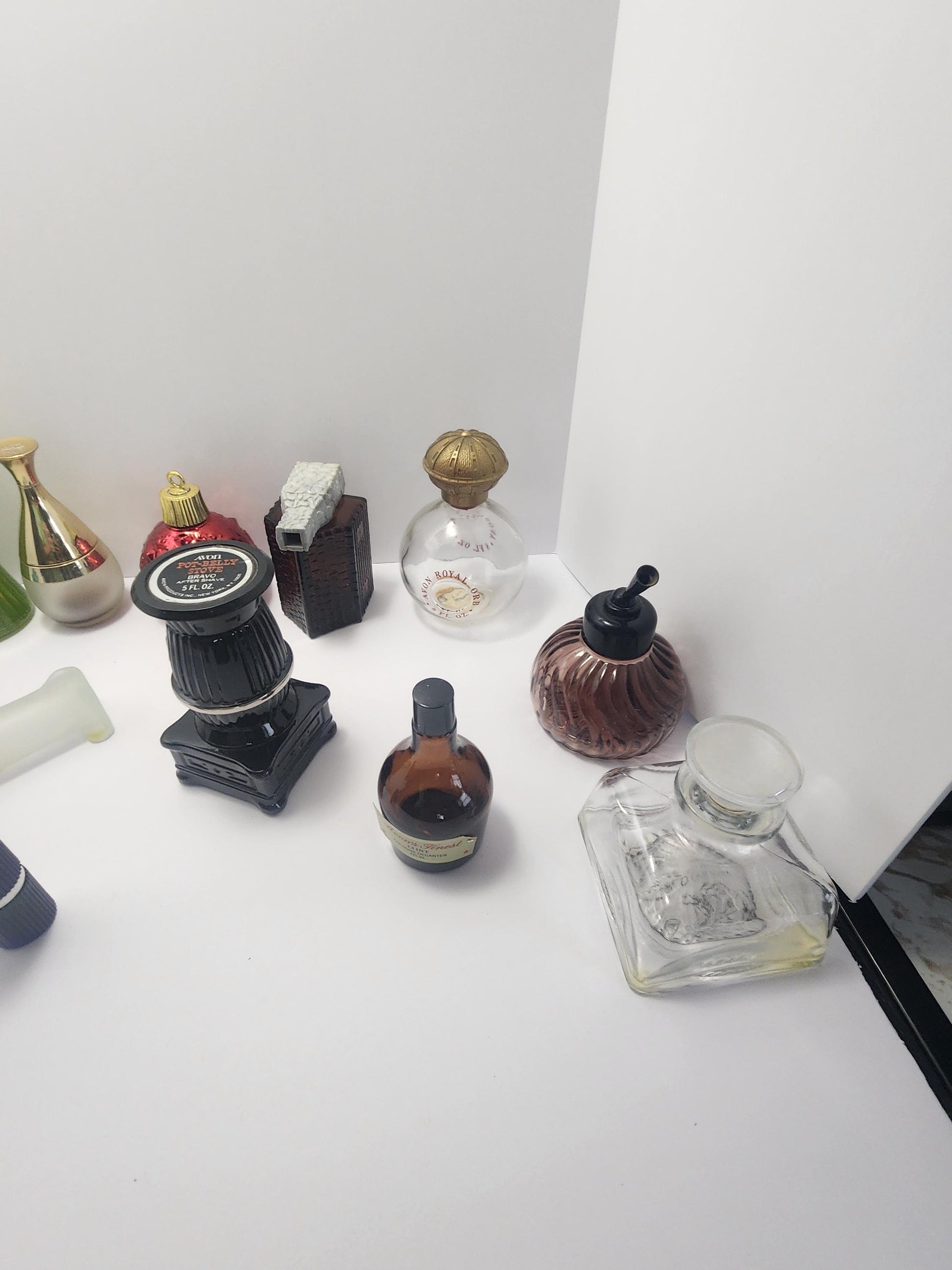 Vintage 1980s Avon Collectable Empty Glass Bottles - Bottles - Glass - Fragrances - Avon - Avon Bottles - Perfume - Cologne - Aftershave