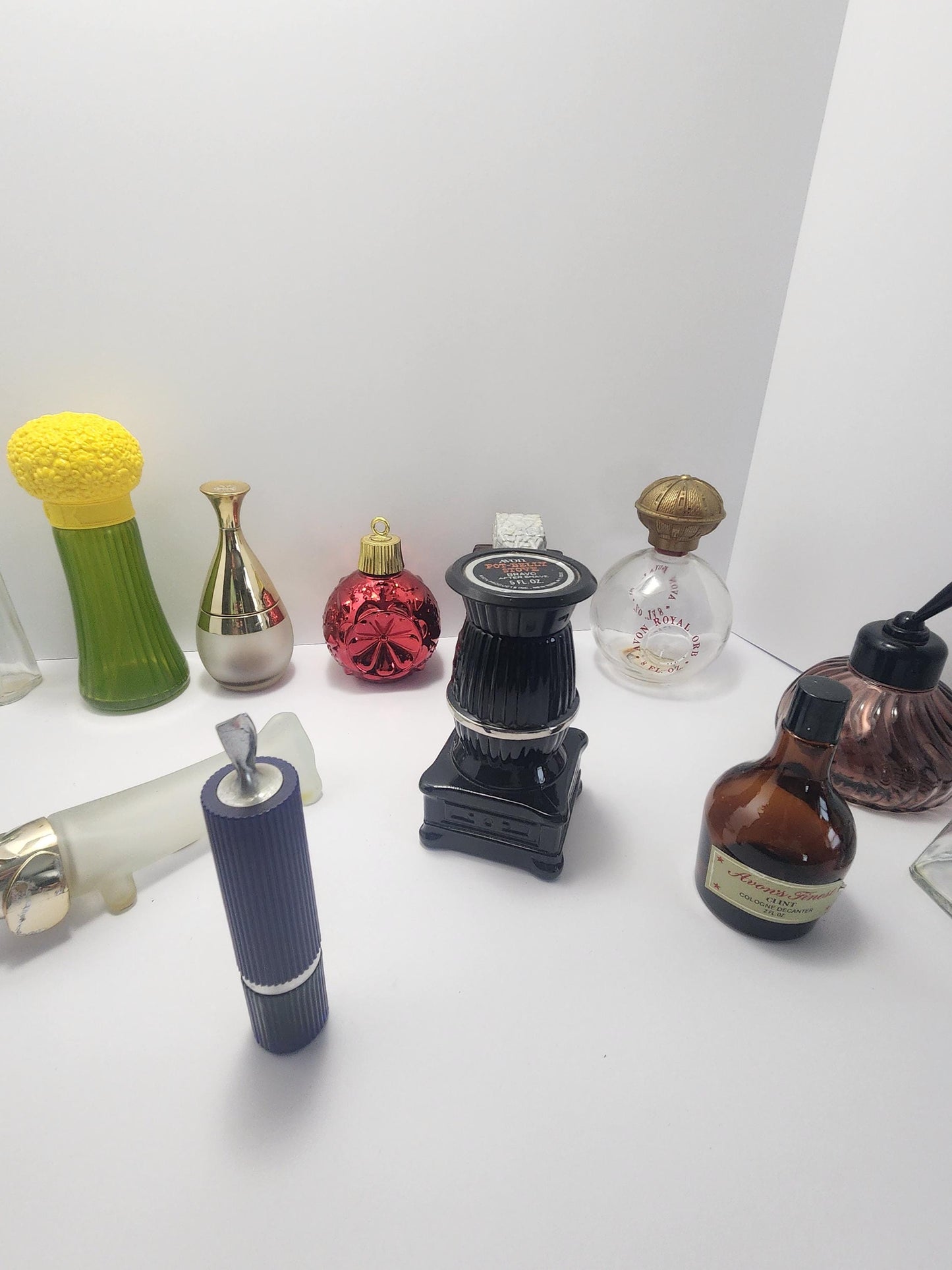 Vintage 1980s Avon Collectable Empty Glass Bottles - Bottles - Glass - Fragrances - Avon - Avon Bottles - Perfume - Cologne - Aftershave