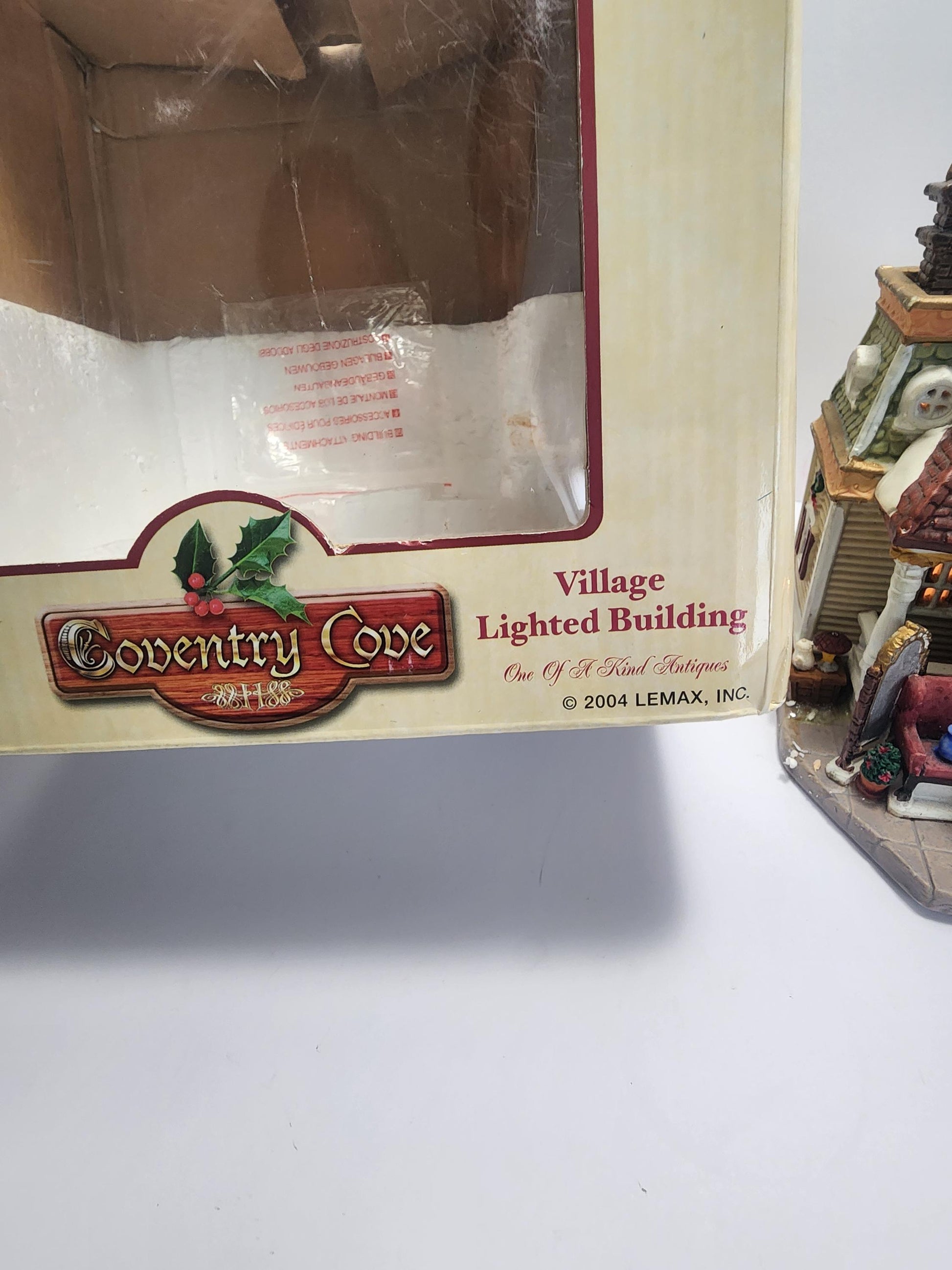 1990s Coventry Cove Antiques Village Lighted House - Coventry Cove - Lighted Houses - Christmas Village - Christmas - Light Houses - Decor