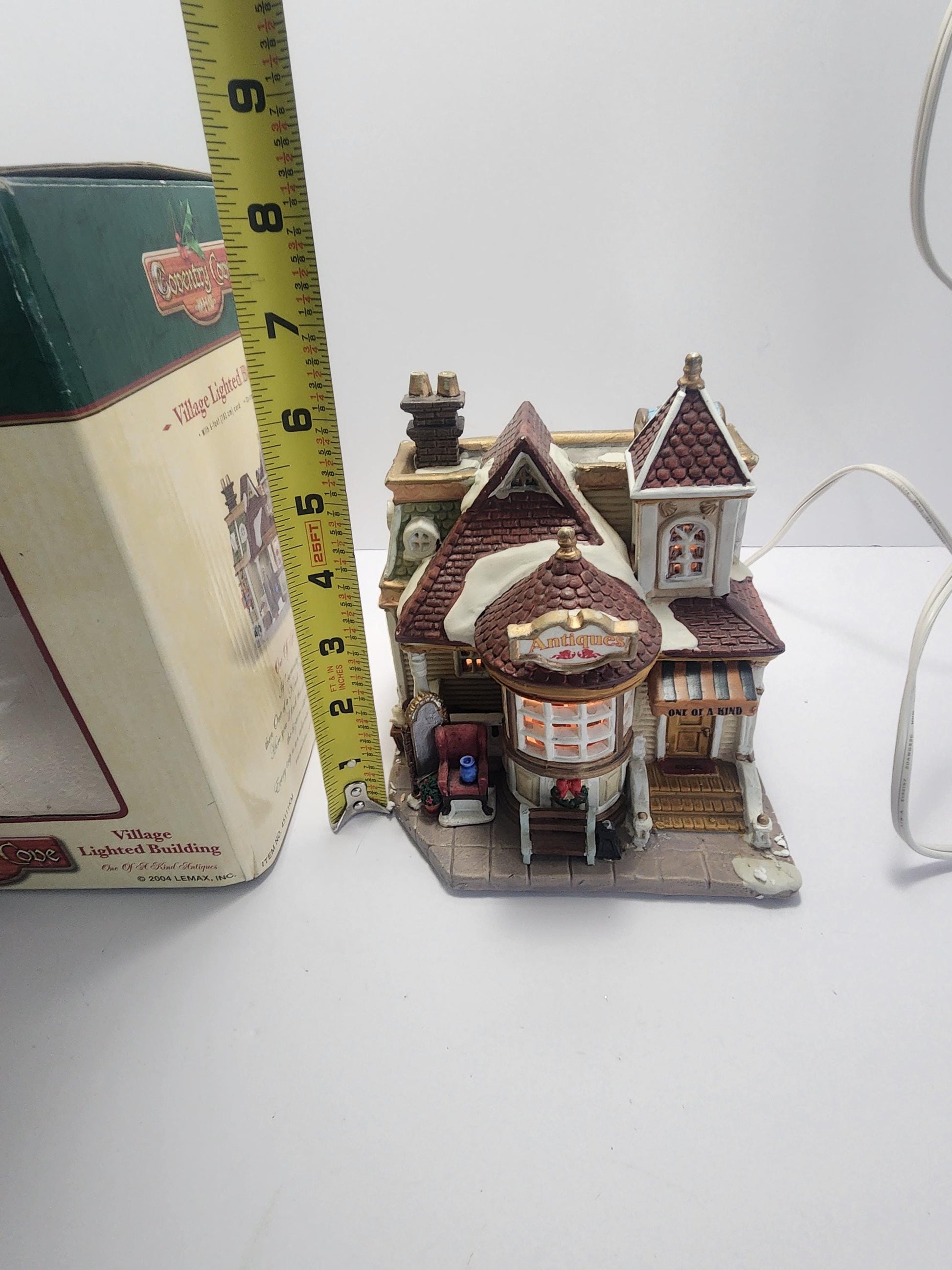 1990s Coventry Cove Antiques Village Lighted House - Coventry Cove - Lighted Houses - Christmas Village - Christmas - Light Houses - Decor