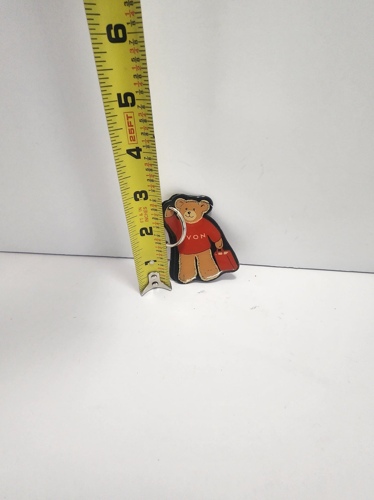 1999 Avon Vinyl Cute Bear Keychain - Keychains - Bears - Animals - Cute Animals - Avon - Avon Gifts - Avon Keychains