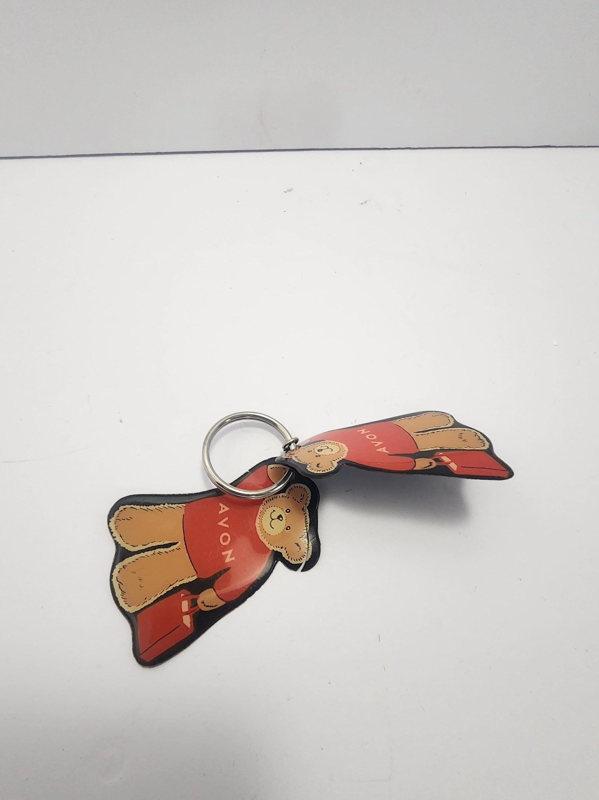 1999 Avon Vinyl Cute Bear Keychain - Keychains - Bears - Animals - Cute Animals - Avon - Avon Gifts - Avon Keychains