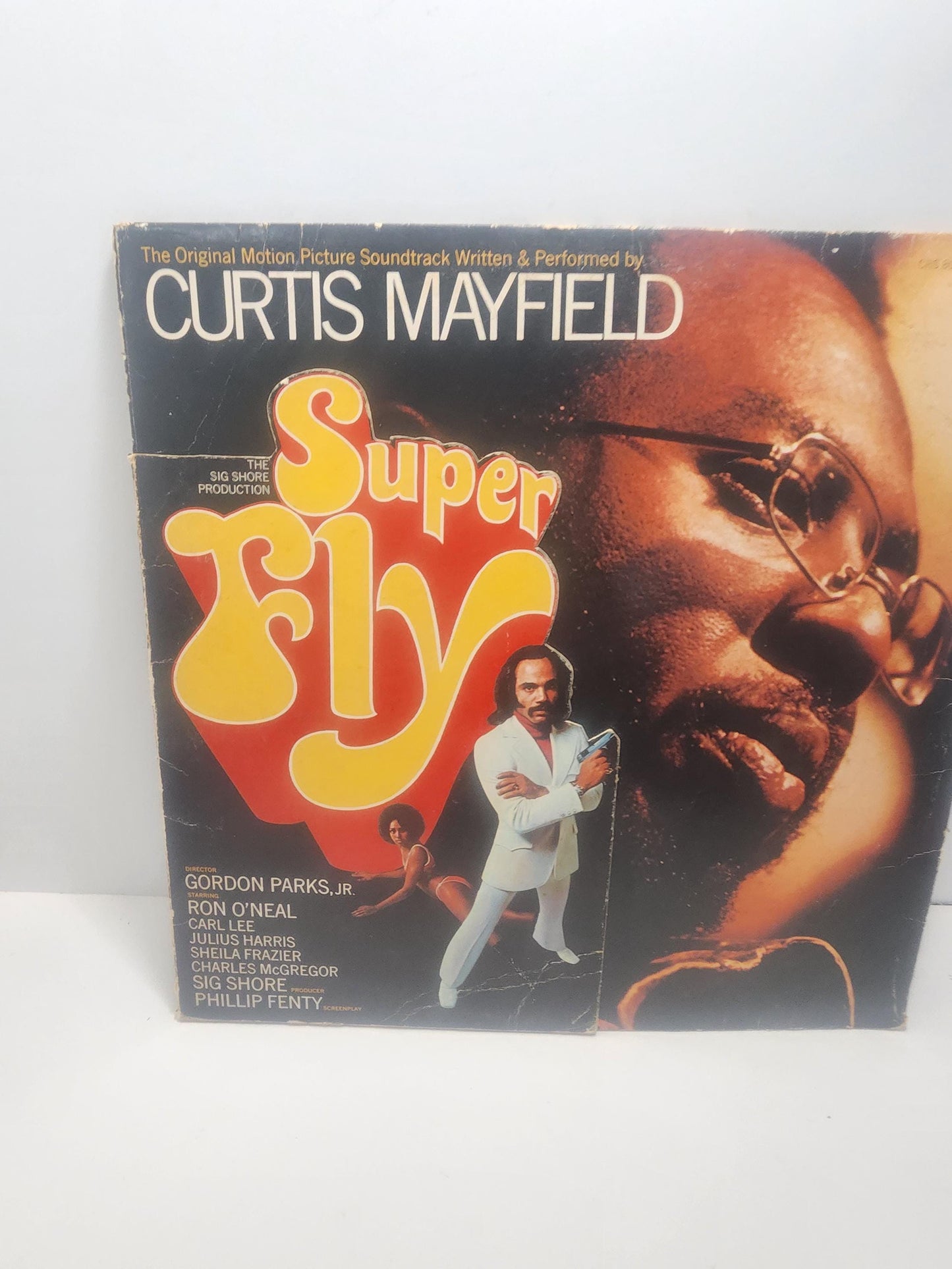 Curtis Mayfield Super Fly Vintage 1960s 197s Vinyl Record - Records - Vinyl - Music - Vinyl Records - LP - LP Records - Super Fly - Mayfield